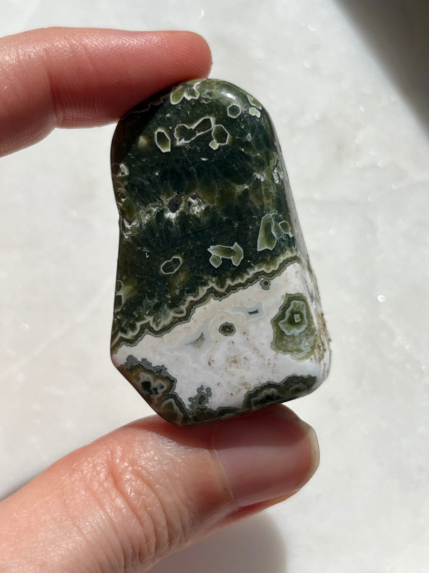 7th Vein Ocean Jasper Tumbled Stone