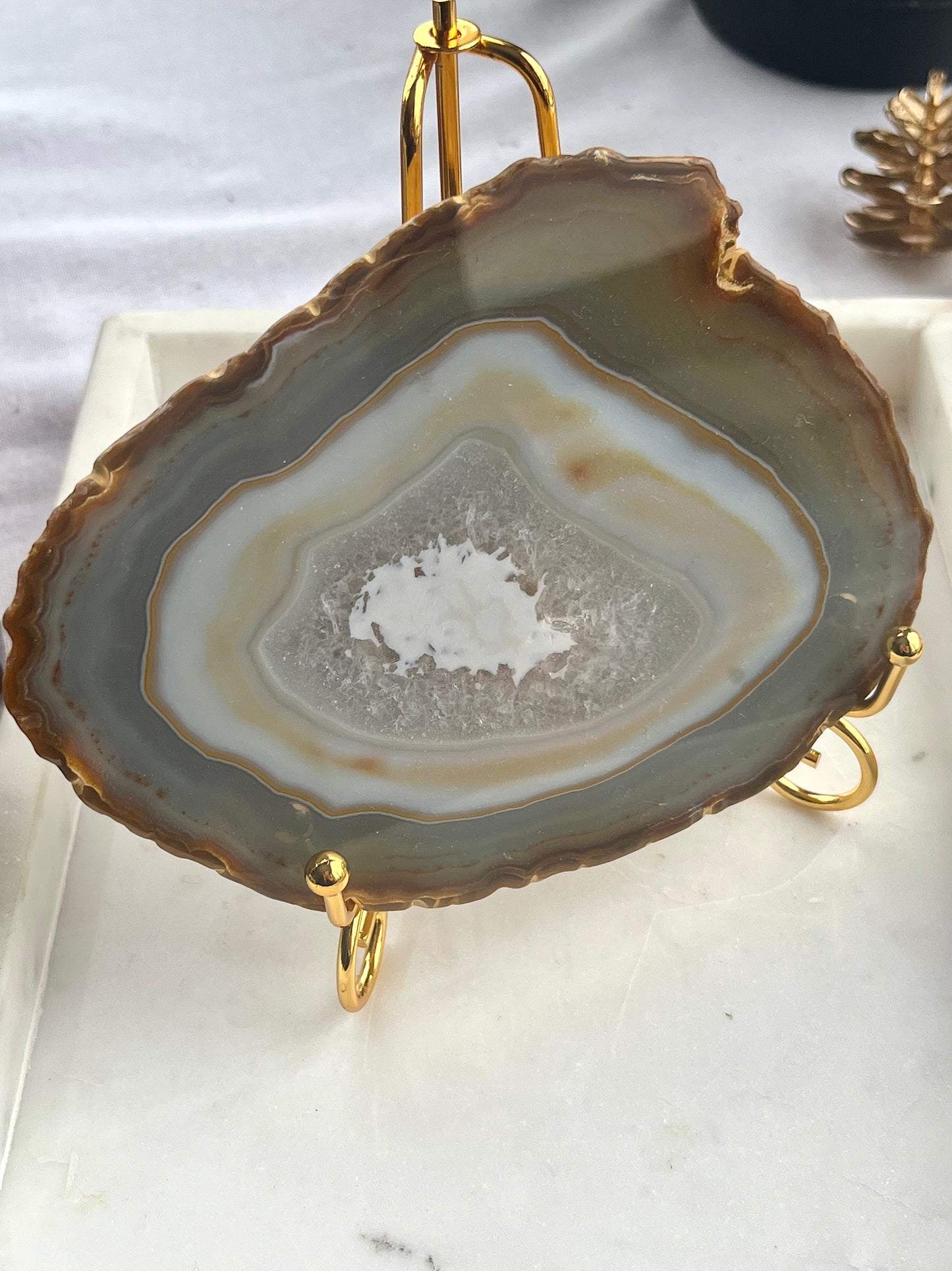 Classic Gold Slab Stand