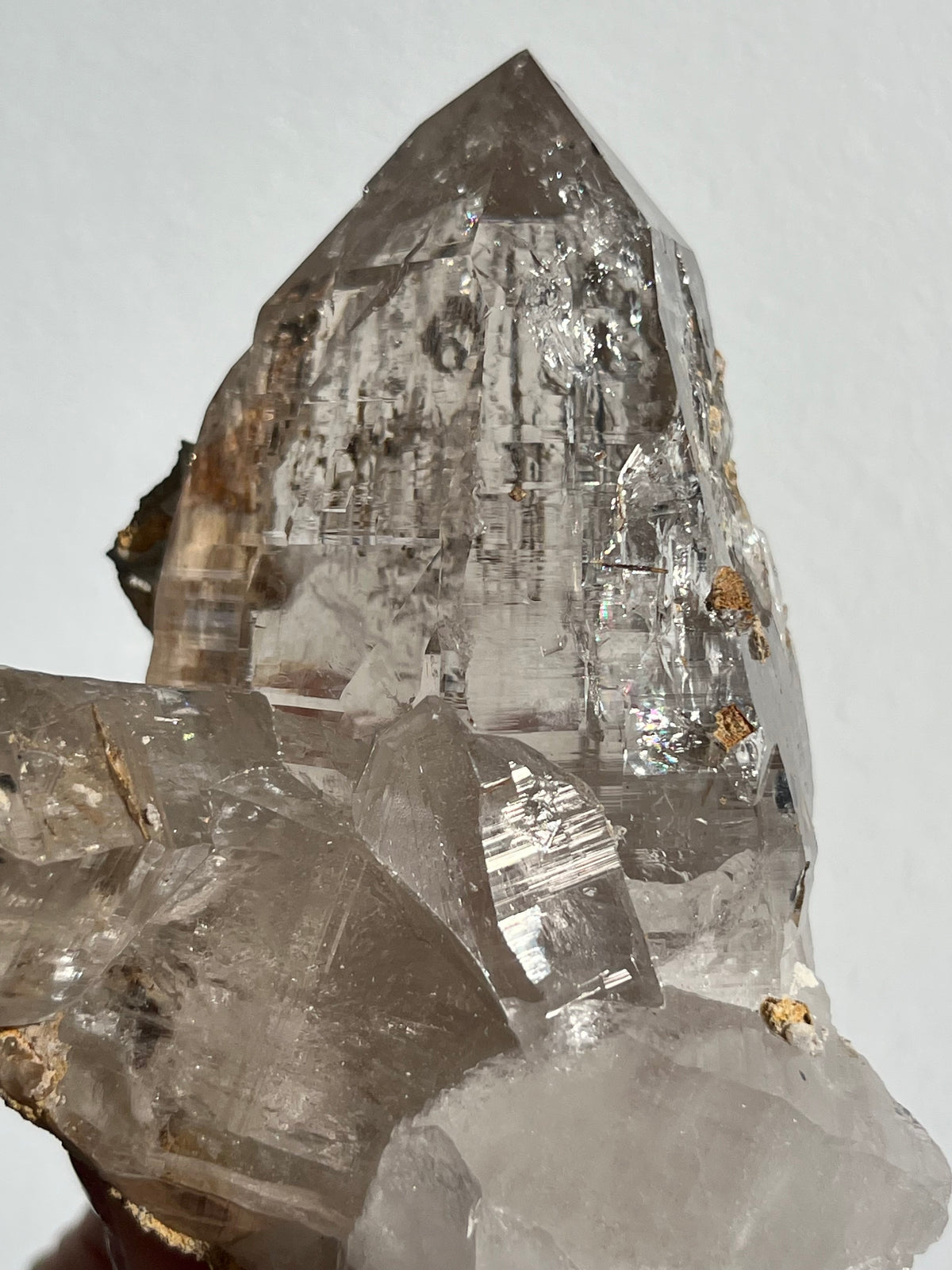 Himalayan Smokey Quartz with Siderite Inclusions F