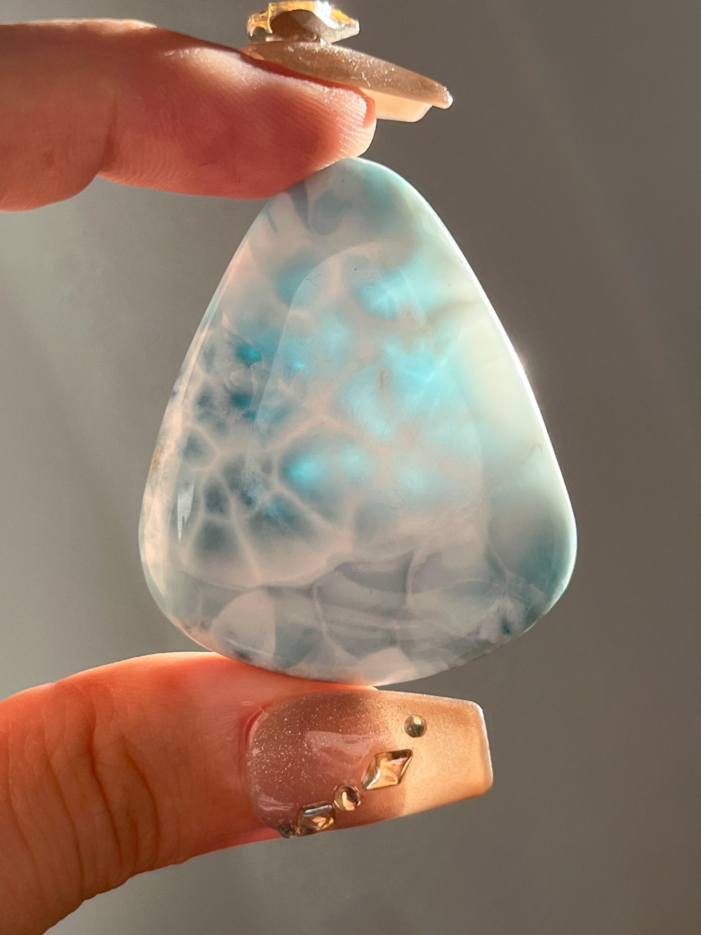 “Ovalis” AA Grade Larimar Cabochon