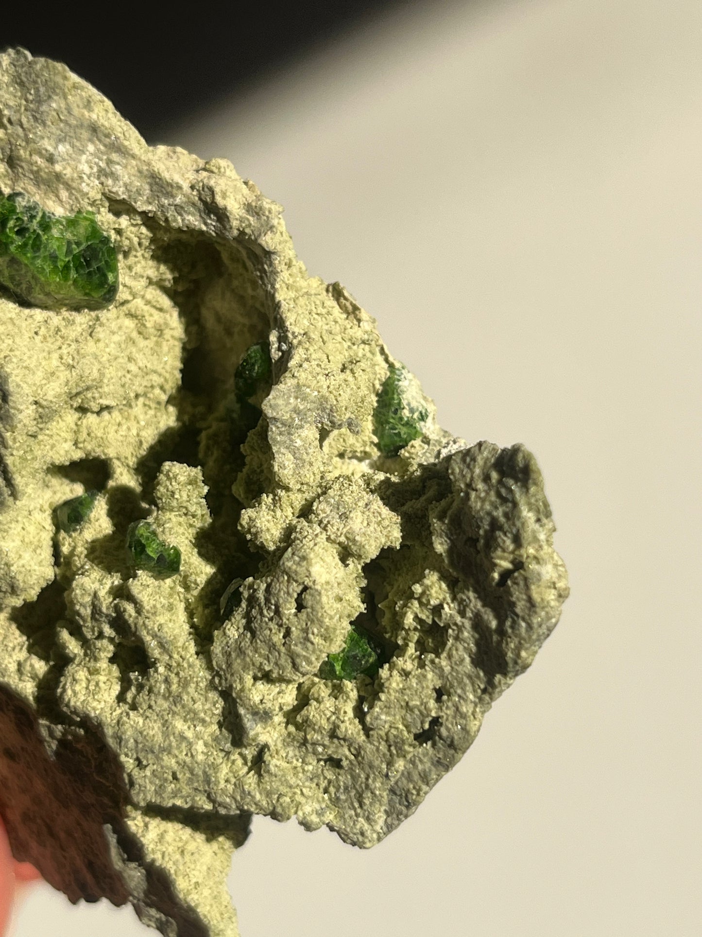 Demantoid Garnet on Matrix Specimen B