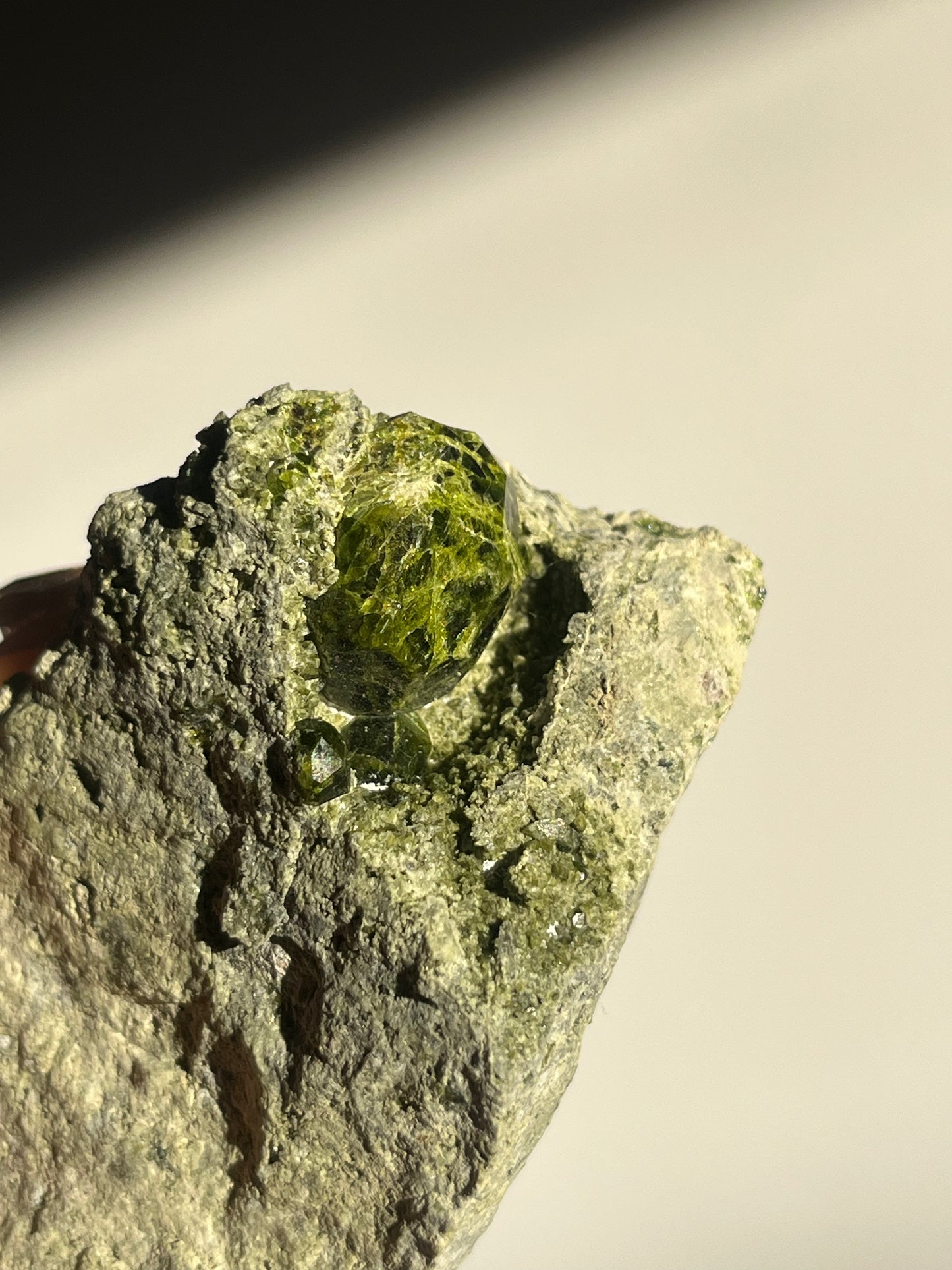 Demantoid Garnet on Matrix Specimen C
