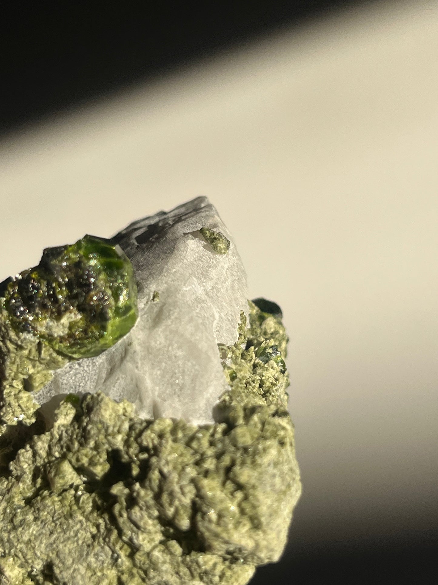 Demantoid Garnet on Matrix Specimen F