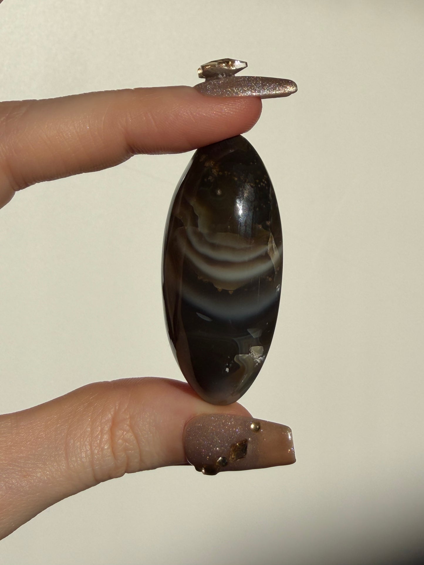 Grey Banded East Indonesian Agate Shiva D