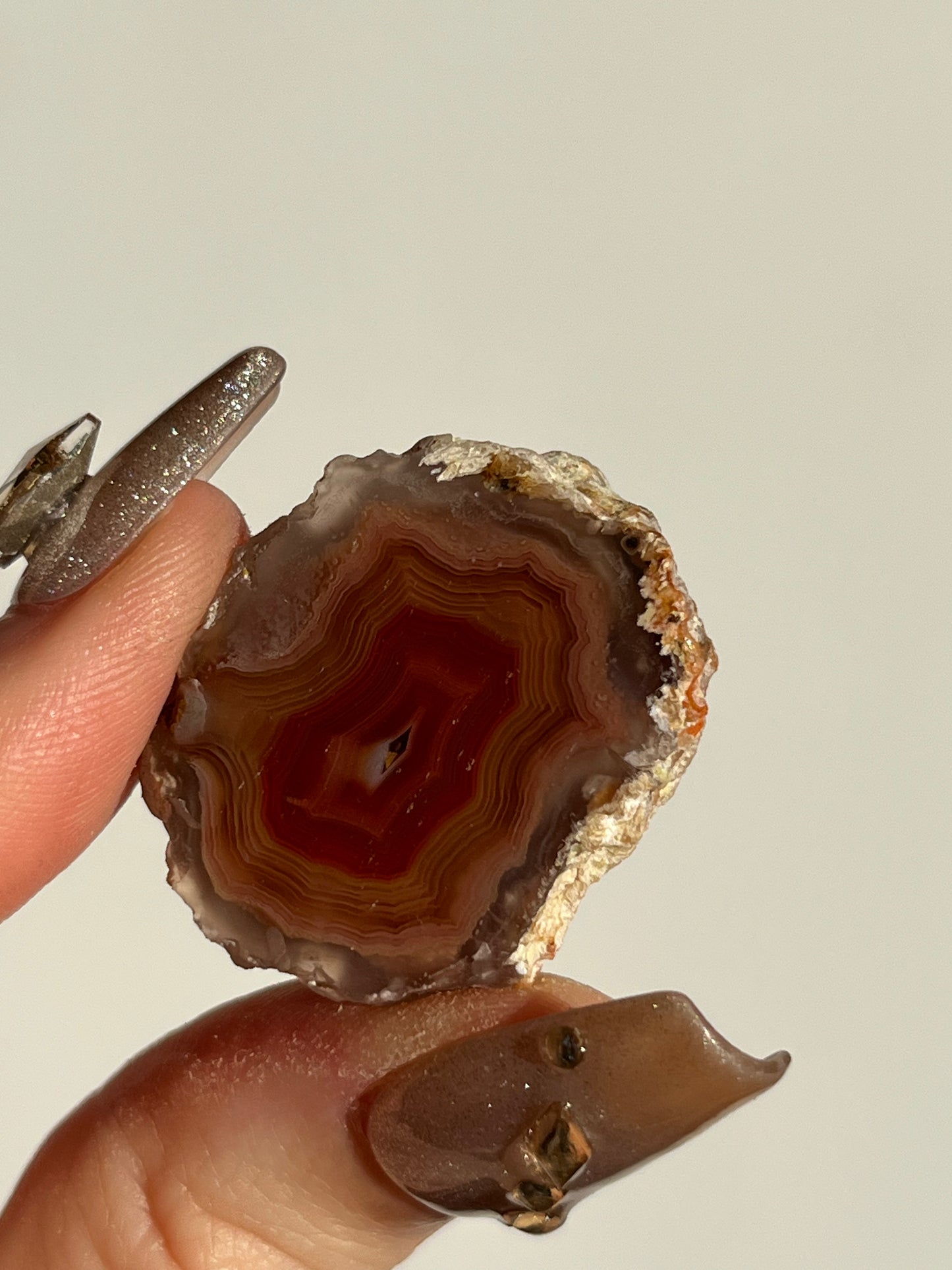 Red Laguna Agate with Parallax Effect Pair D (You Choose)