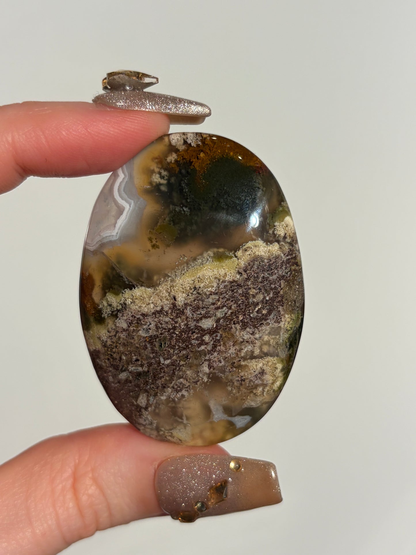 Nebula Agate Palmstone B