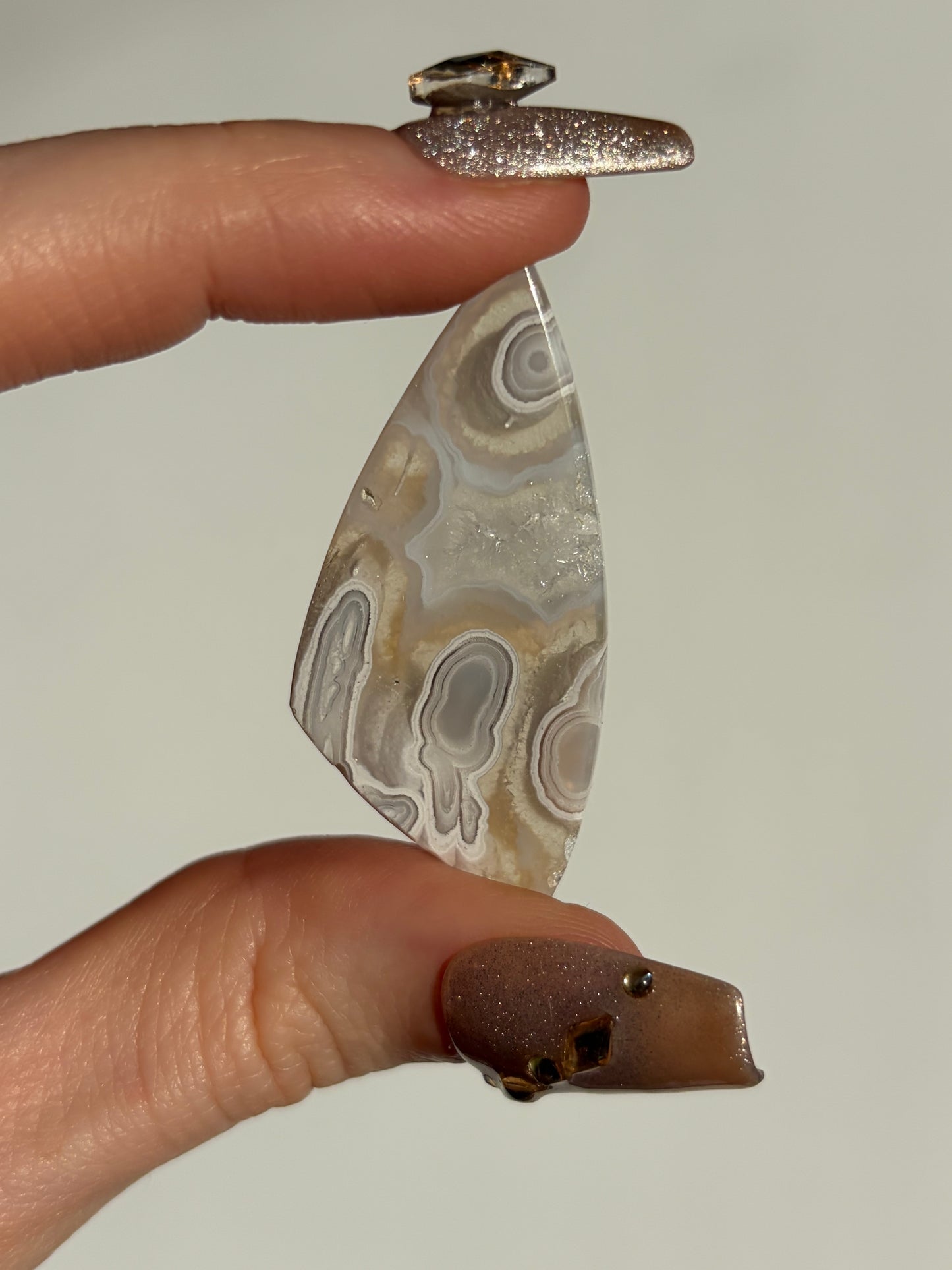 Old Stock Orbicular Nebula Agate Cabochon A (Mined 2023)