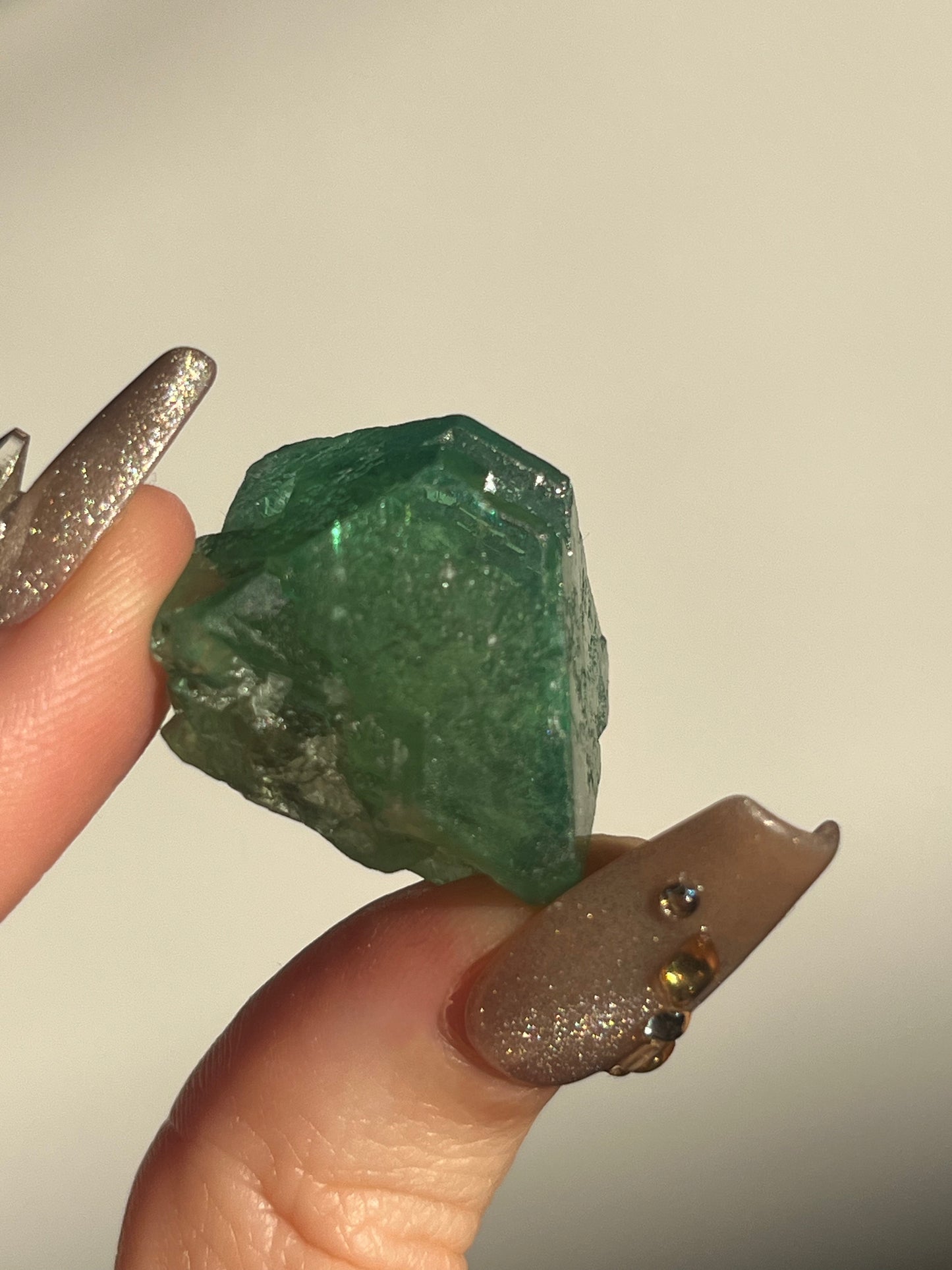 Peruvian Green Fluorite and Pyrite Specimen A