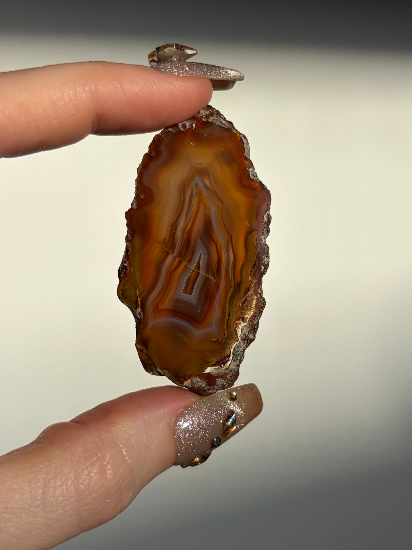 "Dusk Meets Dawn" West Indonesian Agate Pair with Parallax Effect
