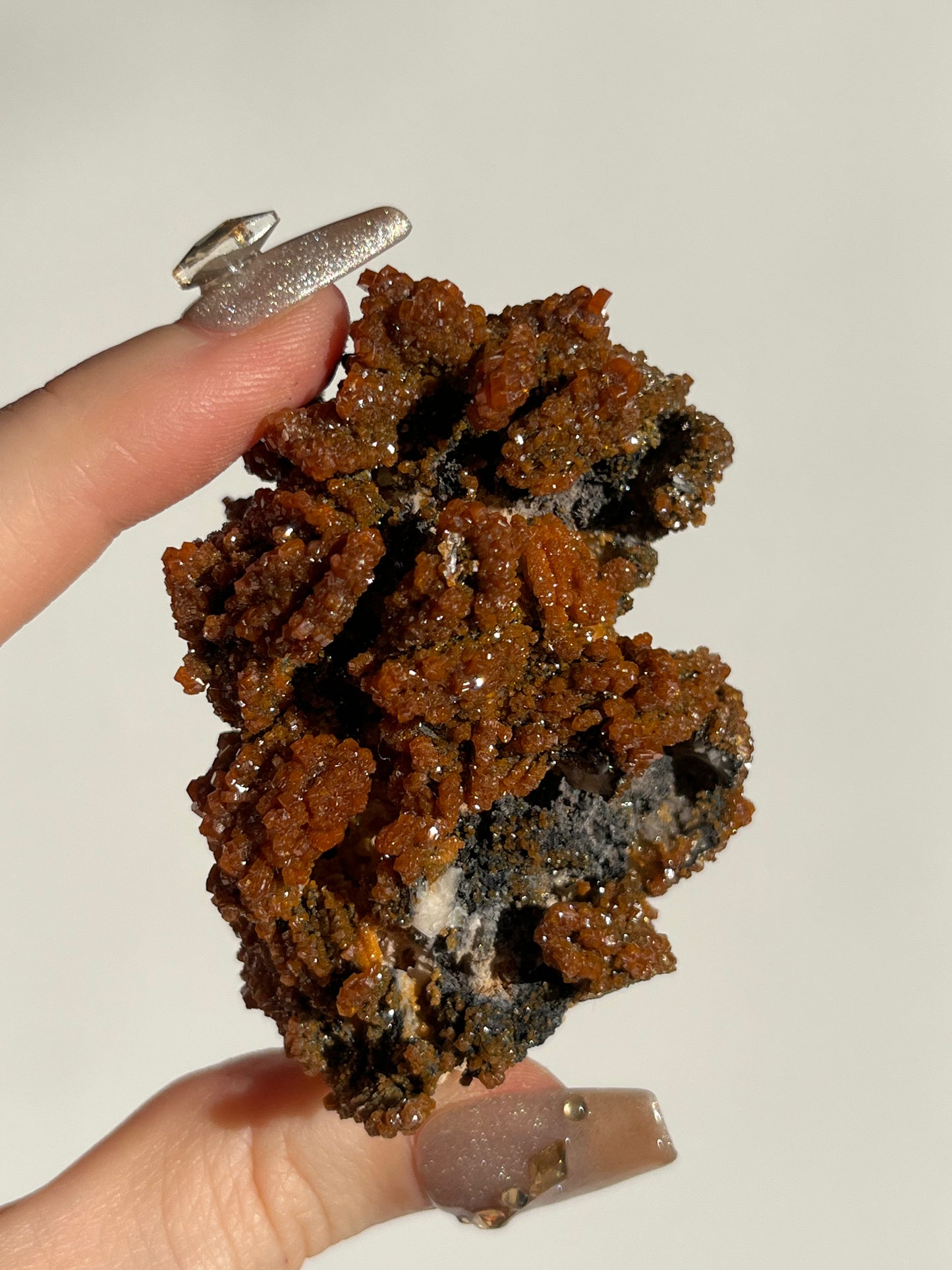 Vanadinite on Barite Specimen E