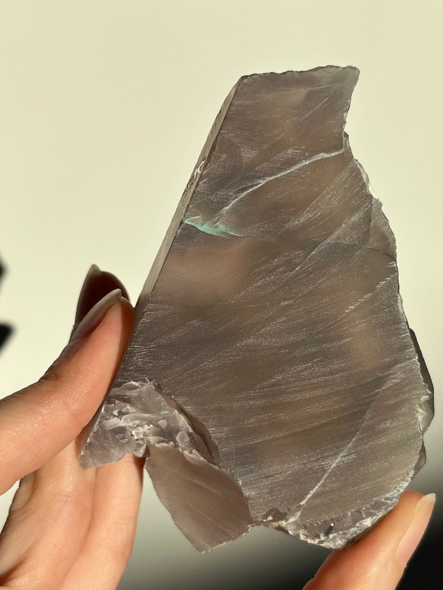 Native Copper & Chrysocolla in Chalcedony Specimen #28