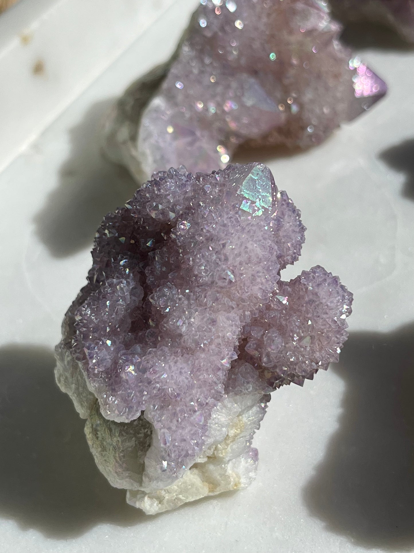 Aura Spirit Amethyst Cluster (Intuitively Chosen)