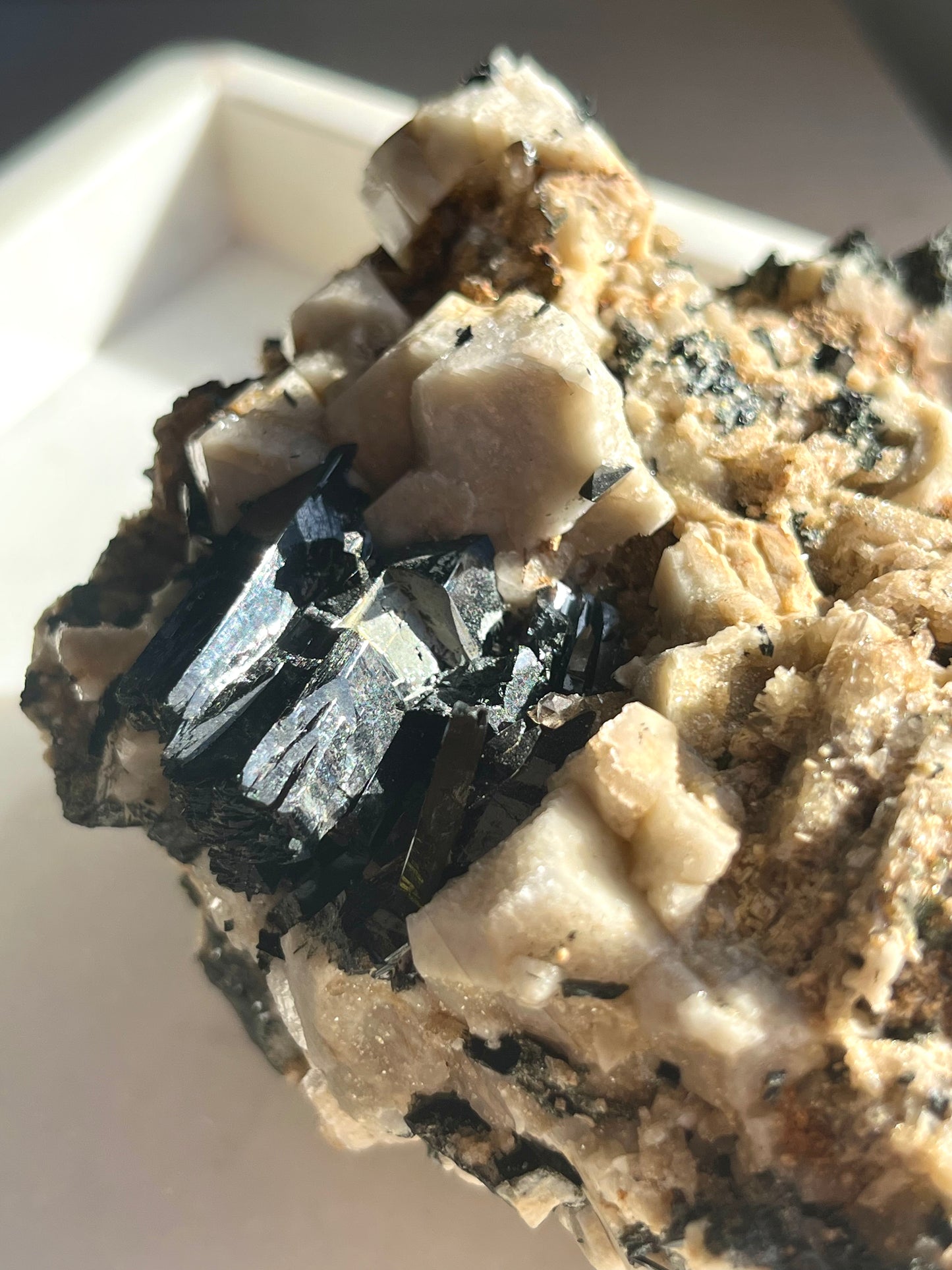 1.46kg Aegirine, Smokey Quartz & Orthoclase Specimen
