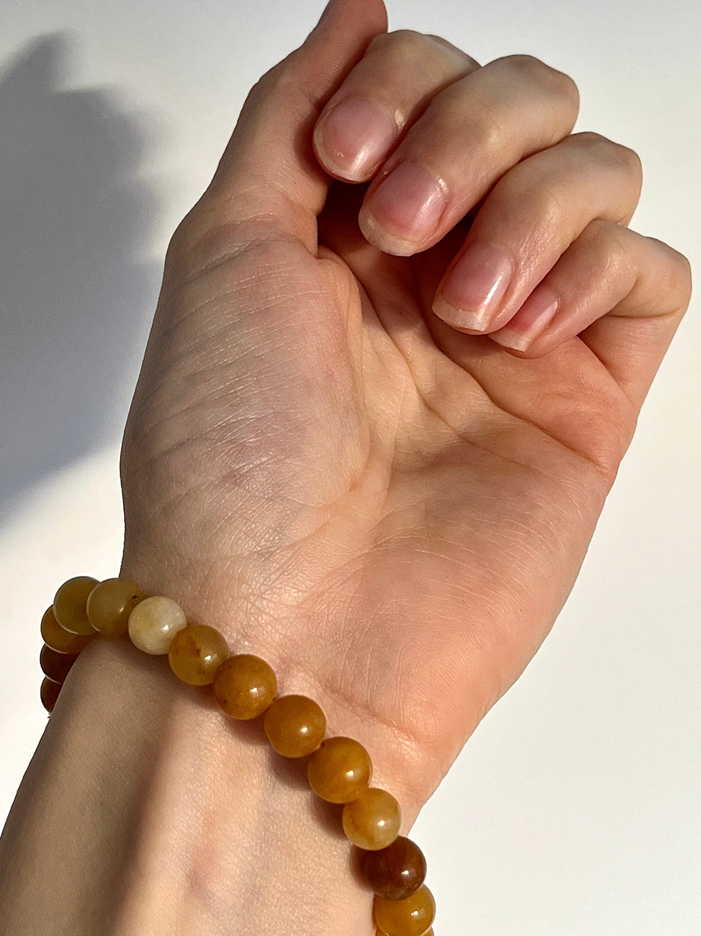 Yellow Aventurine 8mm Bead Bracelet
