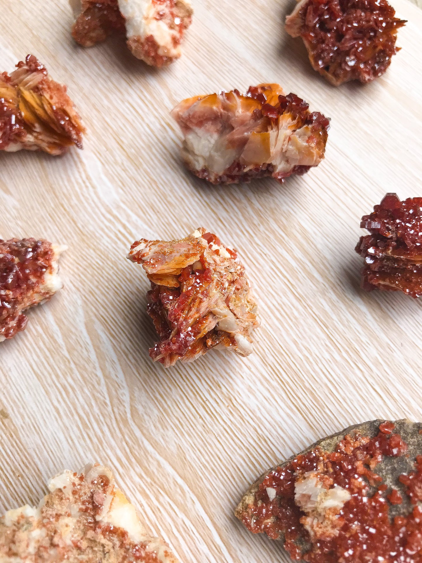Vanadinite Specimen (Slight Crystal Damage)