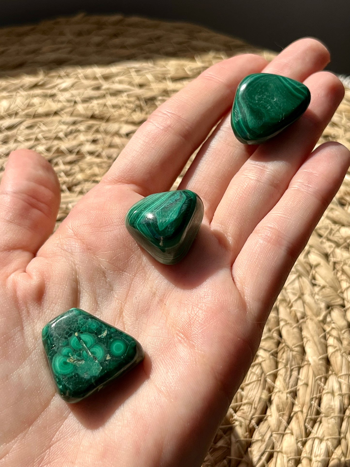 Malachite Tumbled Stone
