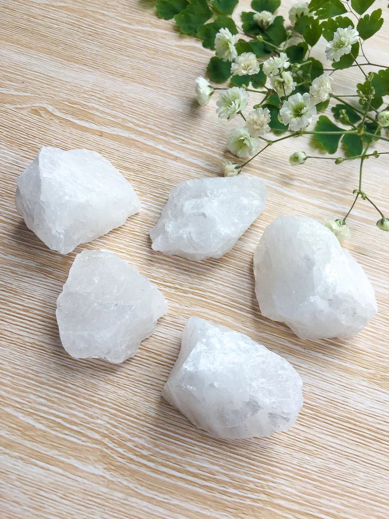 White Quartz Raw Stone