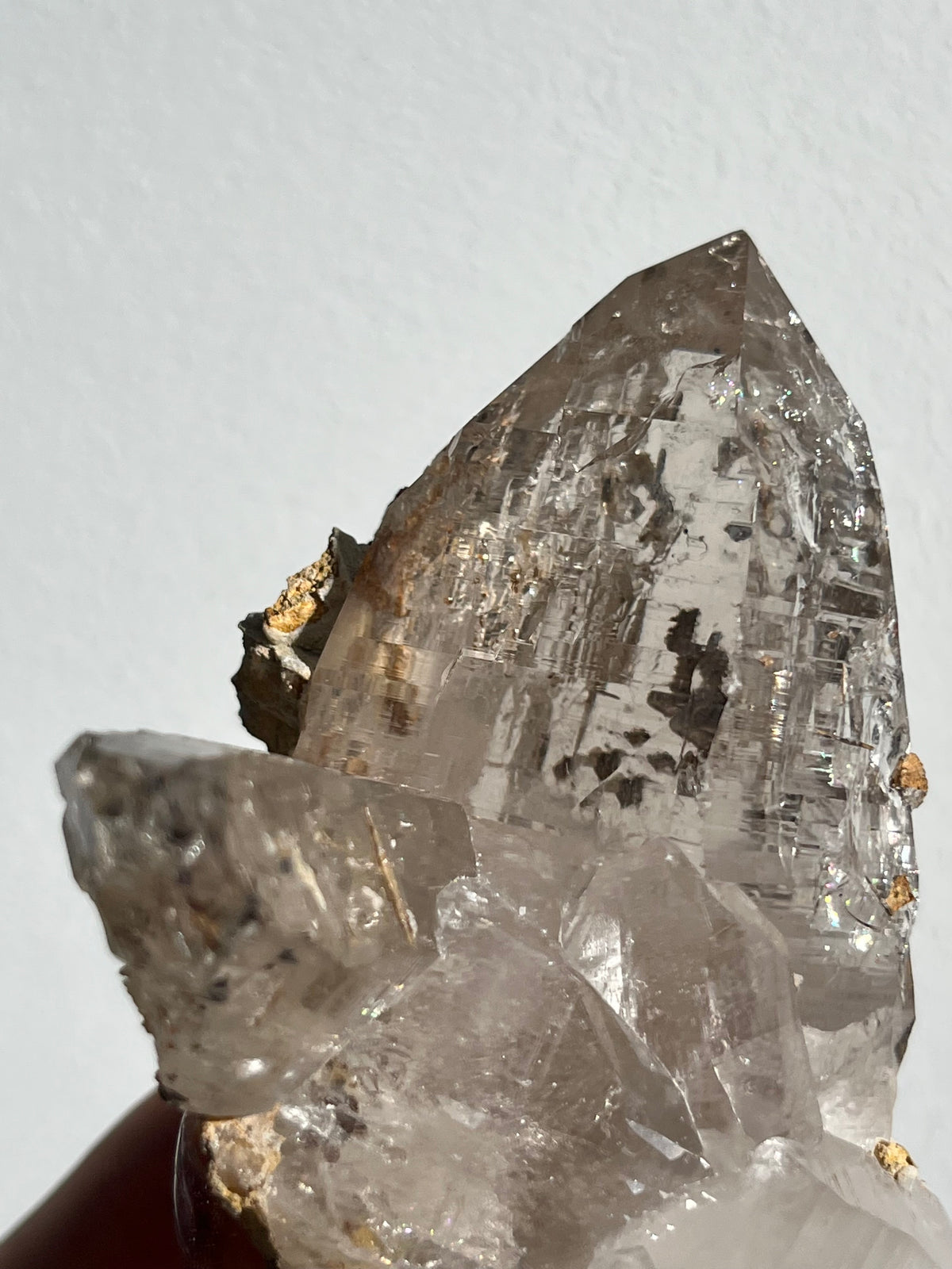 Himalayan Smokey Quartz with Siderite Inclusions F