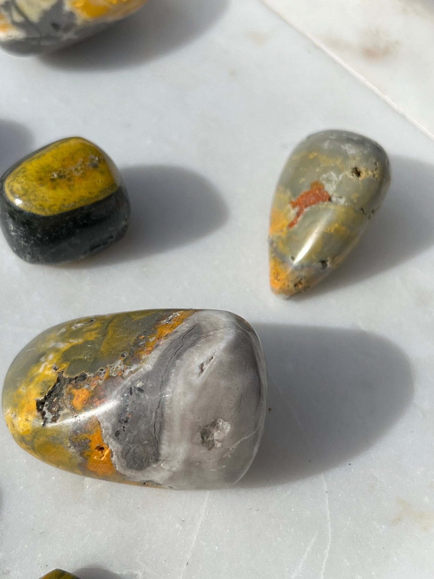 Bumblebee Jasper Tumbled Stone