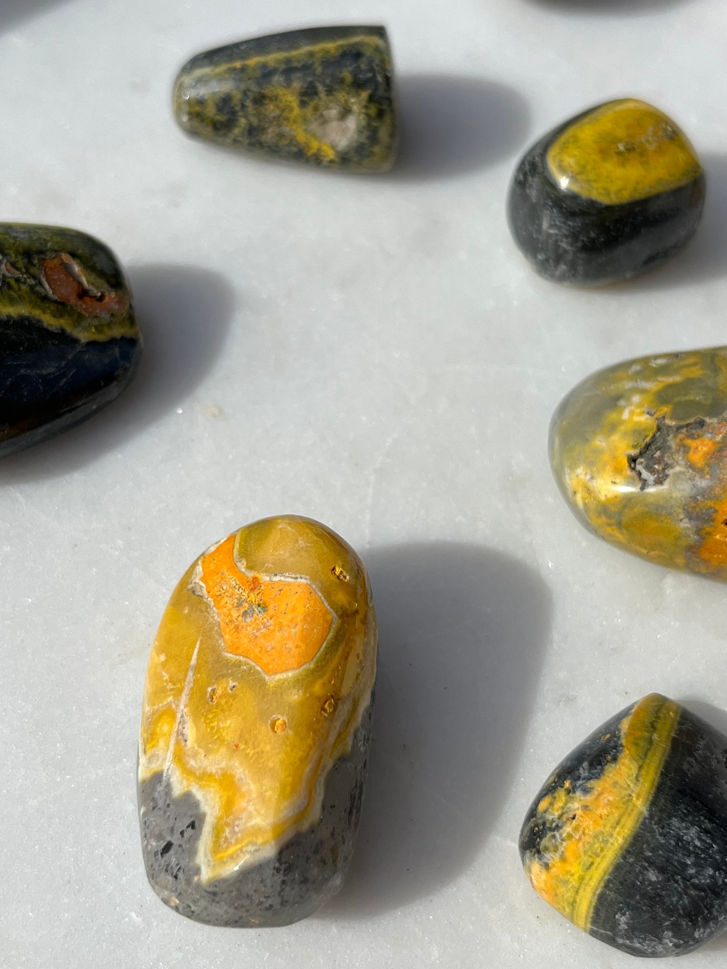 Bumblebee Jasper Tumbled Stone