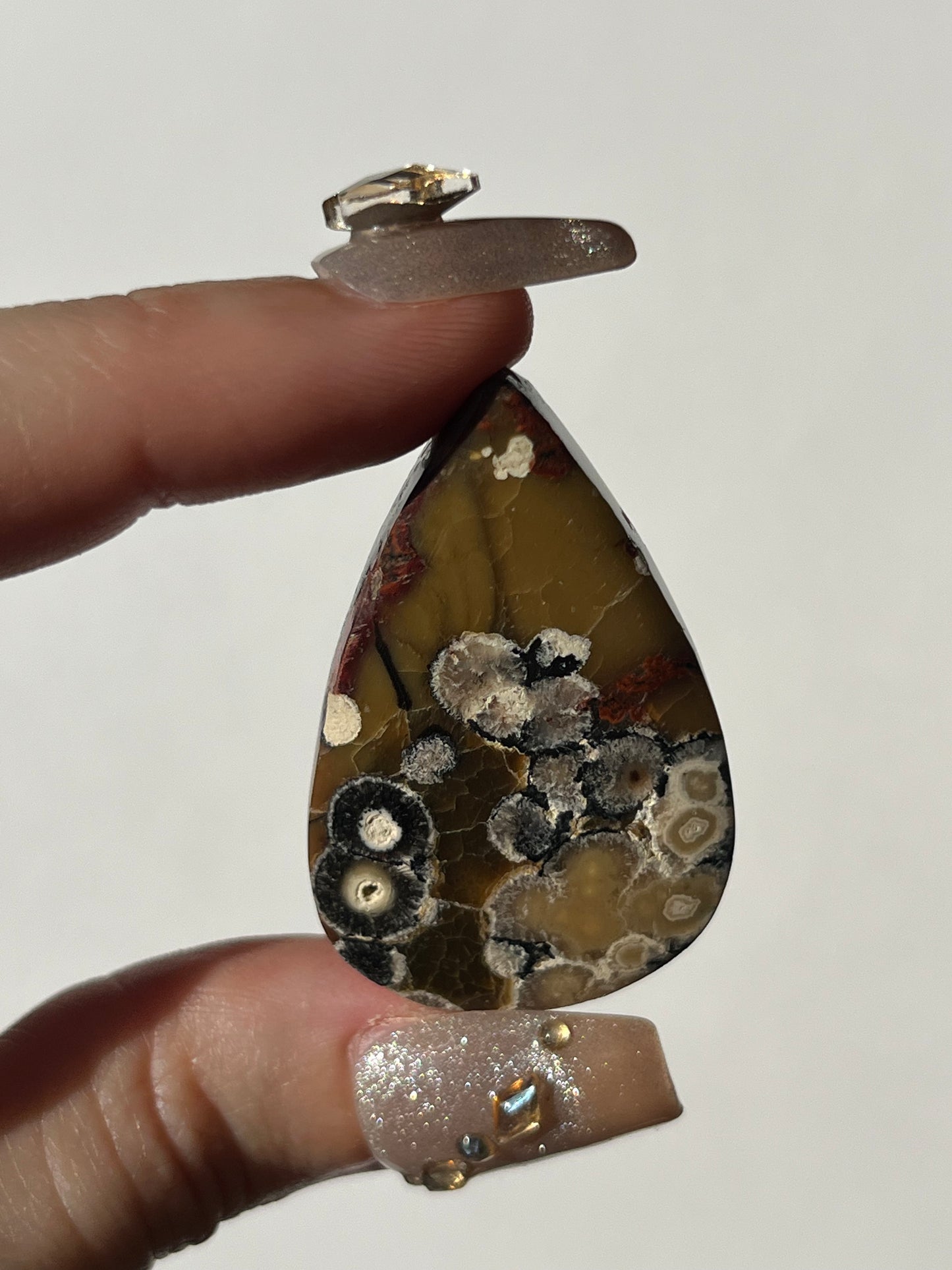 Batu Seniman Picture Jasper with Dendritic Inclusions Cabochon (You Choose)