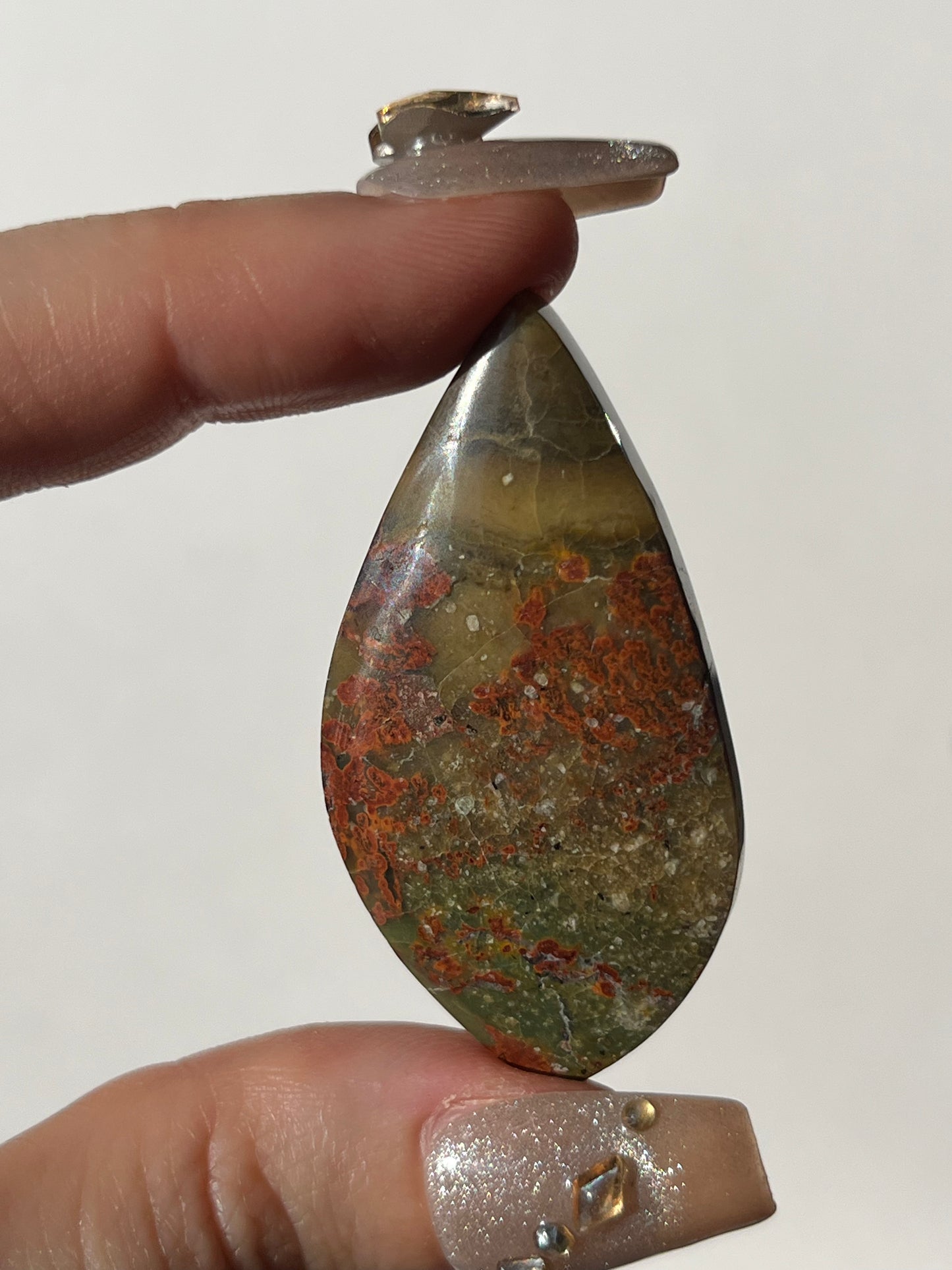 Batu Seniman Picture Jasper with Dendritic Inclusions Cabochon (You Choose)