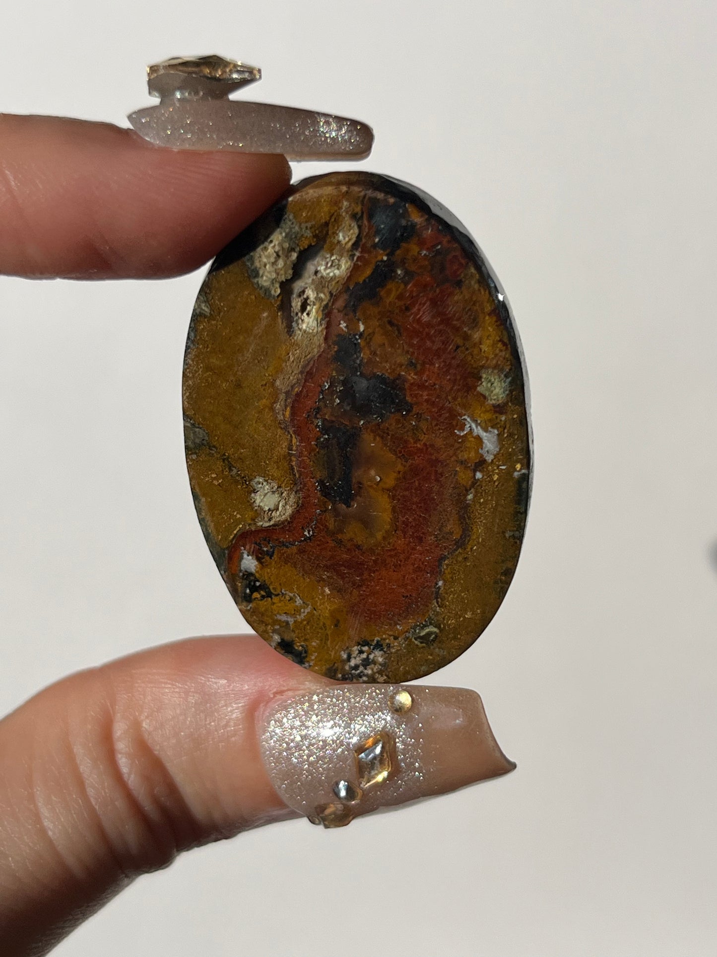 Batu Seniman Picture Jasper with Dendritic Inclusions Cabochon (You Choose)