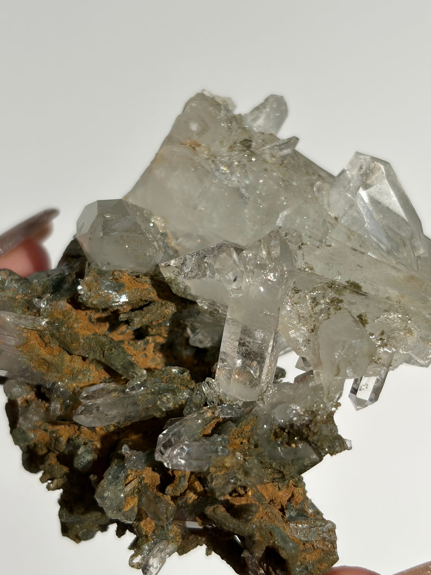 Chlorite Included Quartz Specimen E