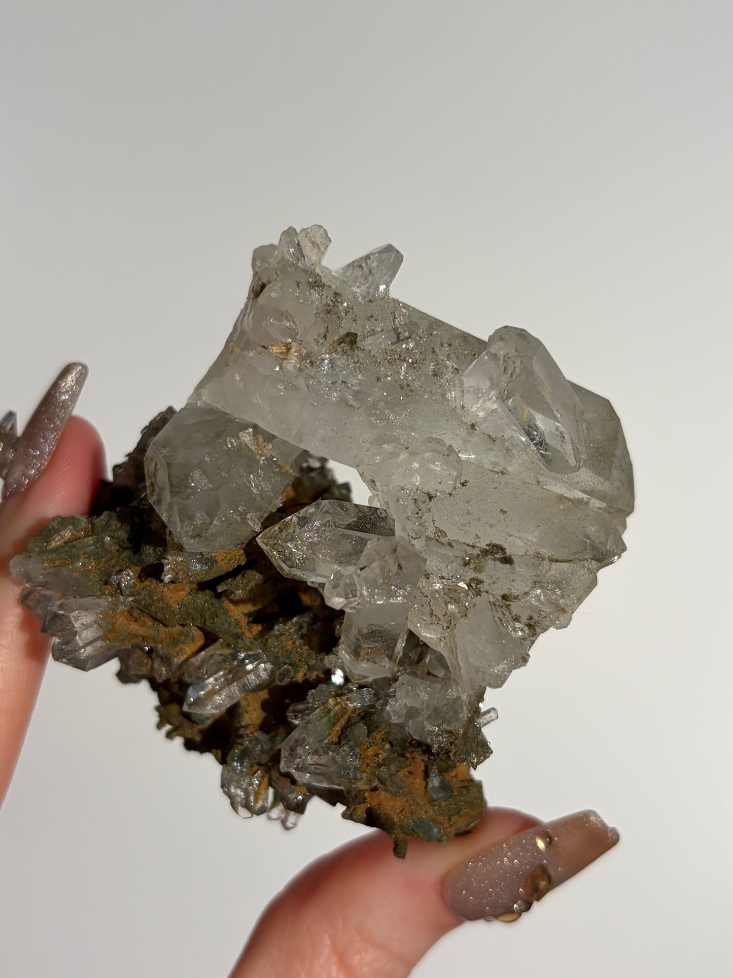 Chlorite Included Quartz Specimen E