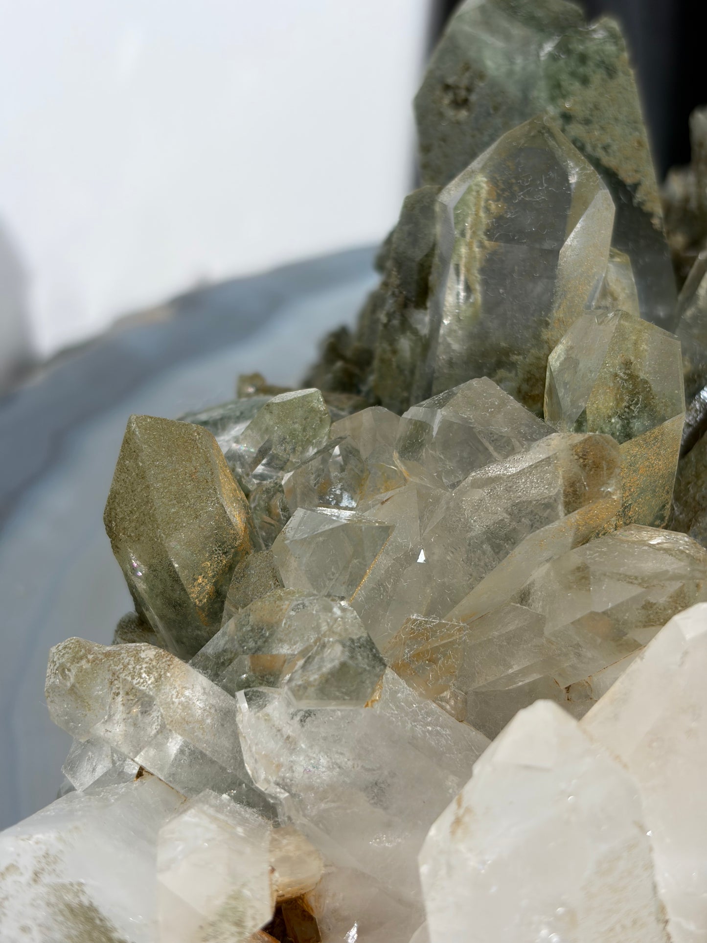 "La Reine" Chlorite Included Quartz Statement Specimen