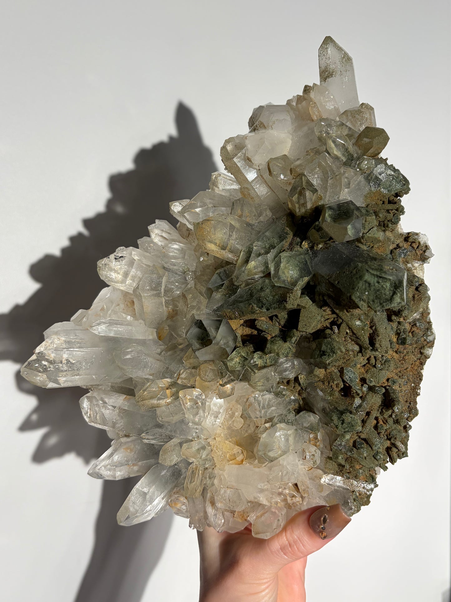 "La Reine" Chlorite Included Quartz Statement Specimen