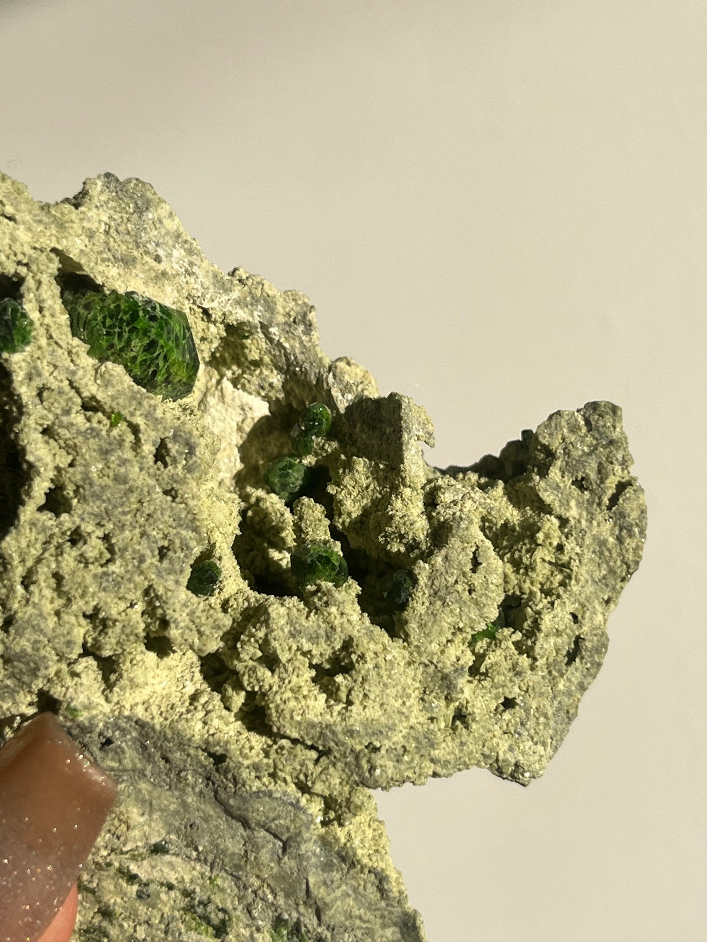 Demantoid Garnet on Matrix Specimen B