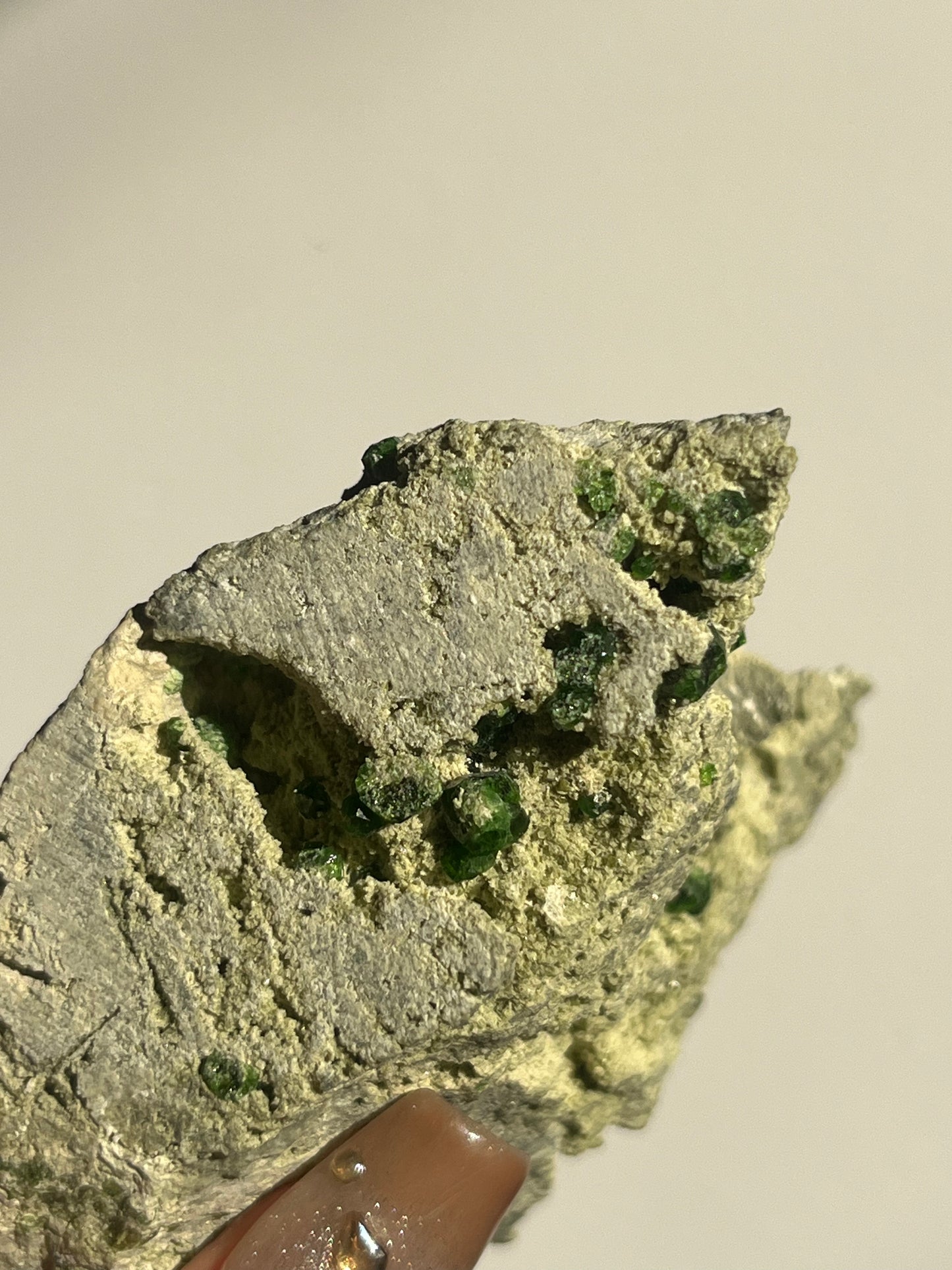 Demantoid Garnet on Matrix Specimen B