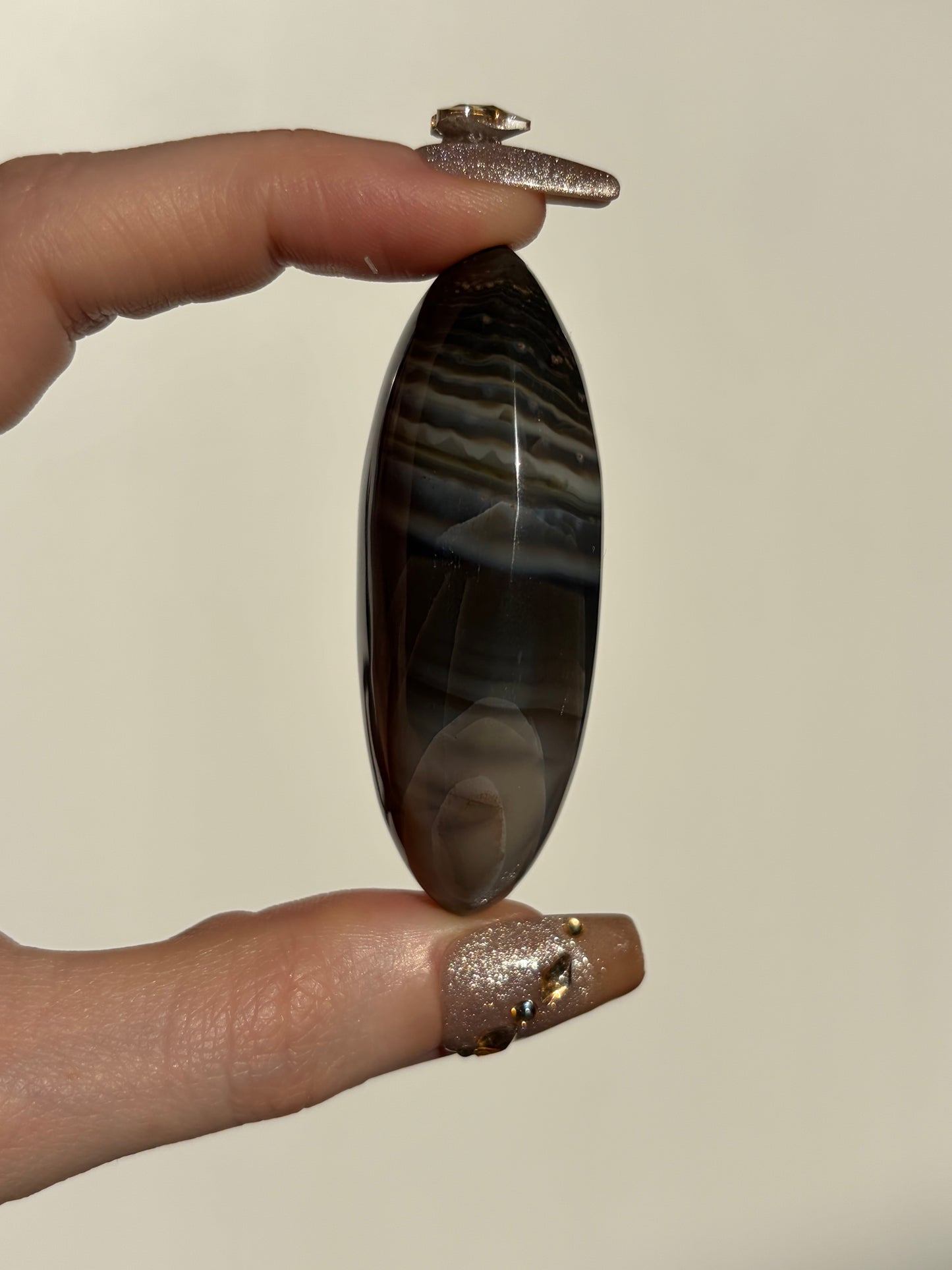 Grey Banded East Indonesian Agate Shiva A