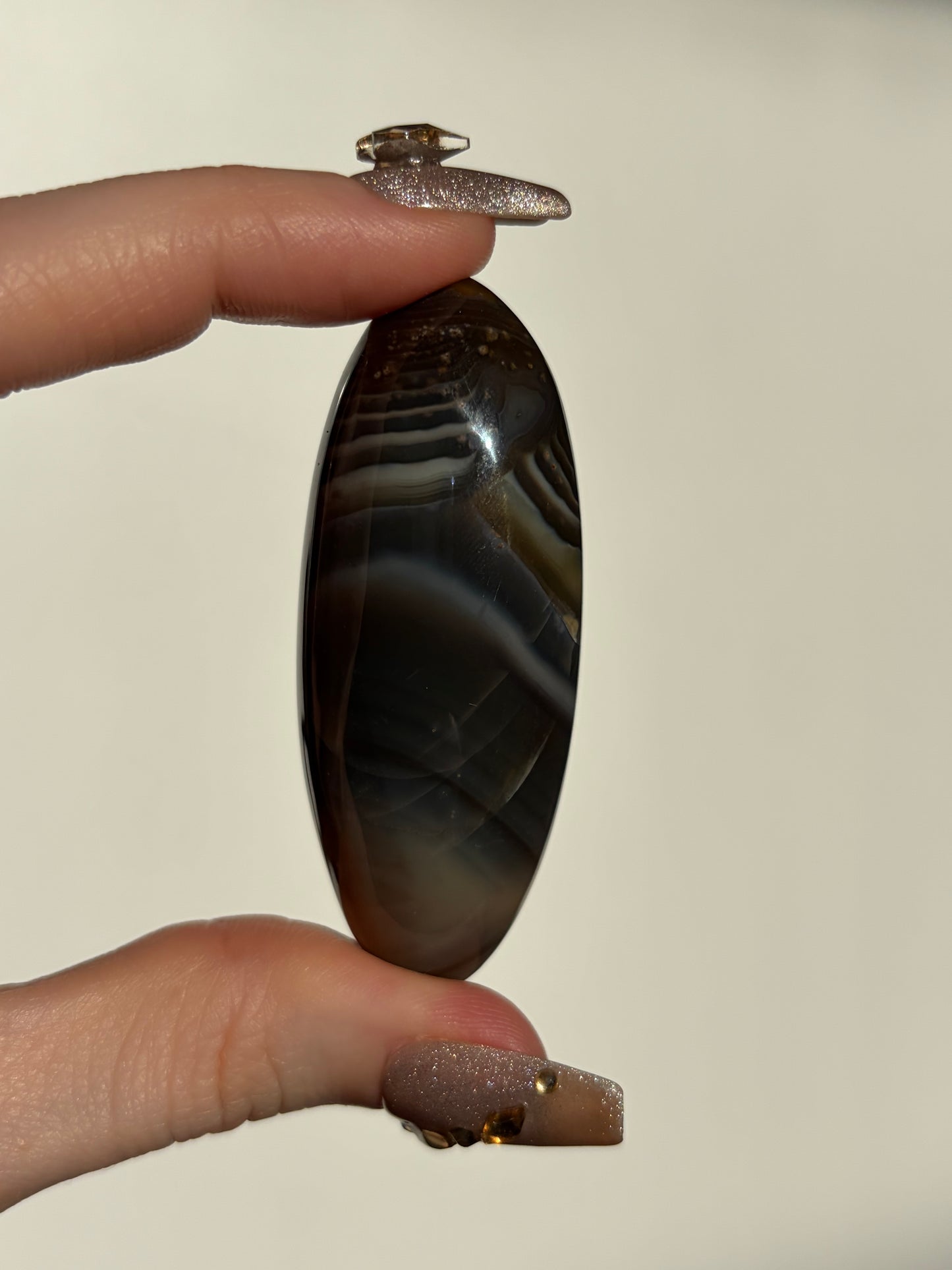 Grey Banded East Indonesian Agate Shiva C