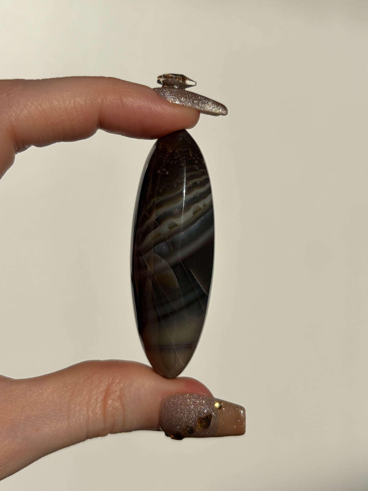 Grey Banded East Indonesian Agate Shiva C