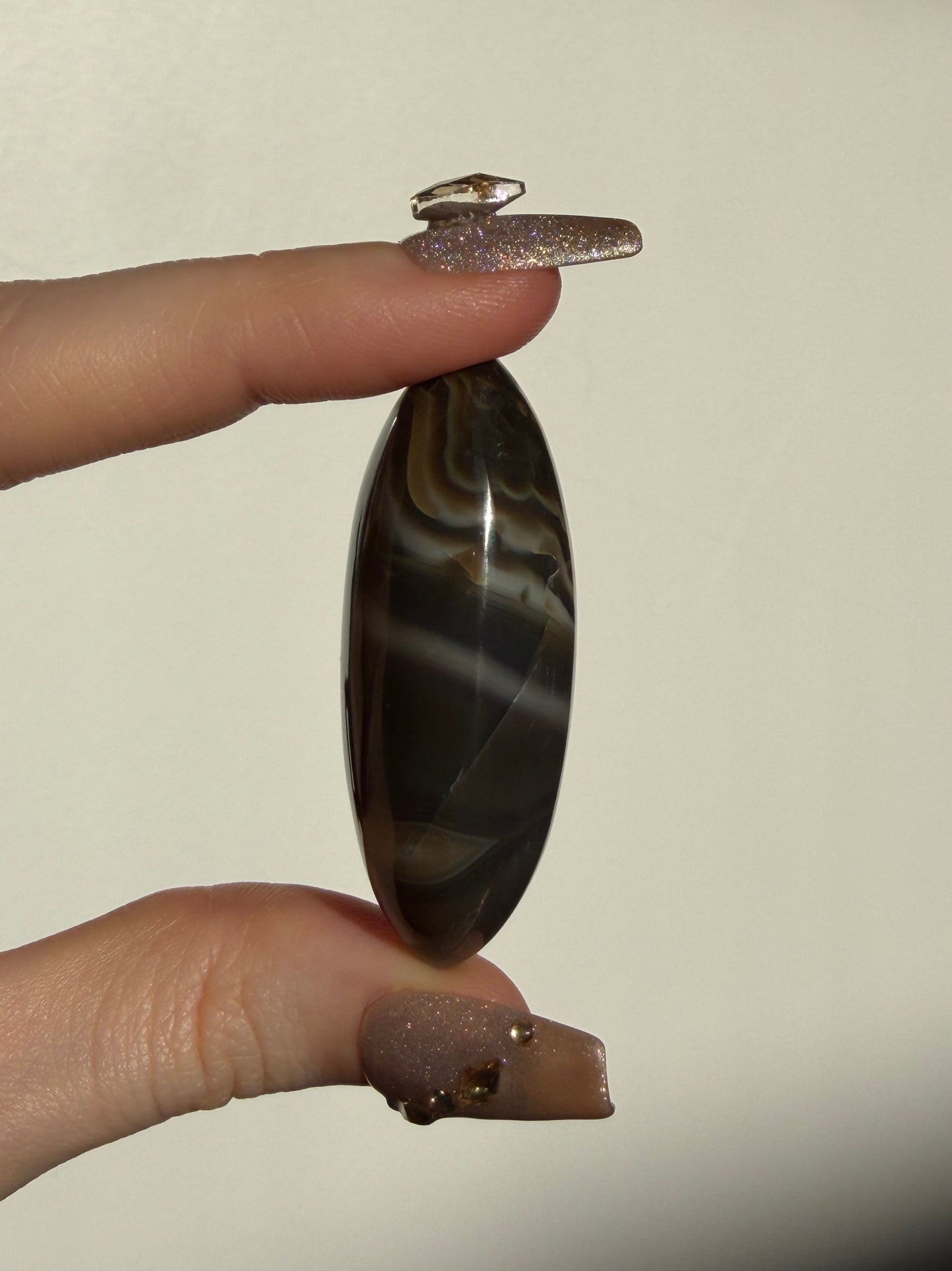 Grey Banded East Indonesian Agate Shiva D