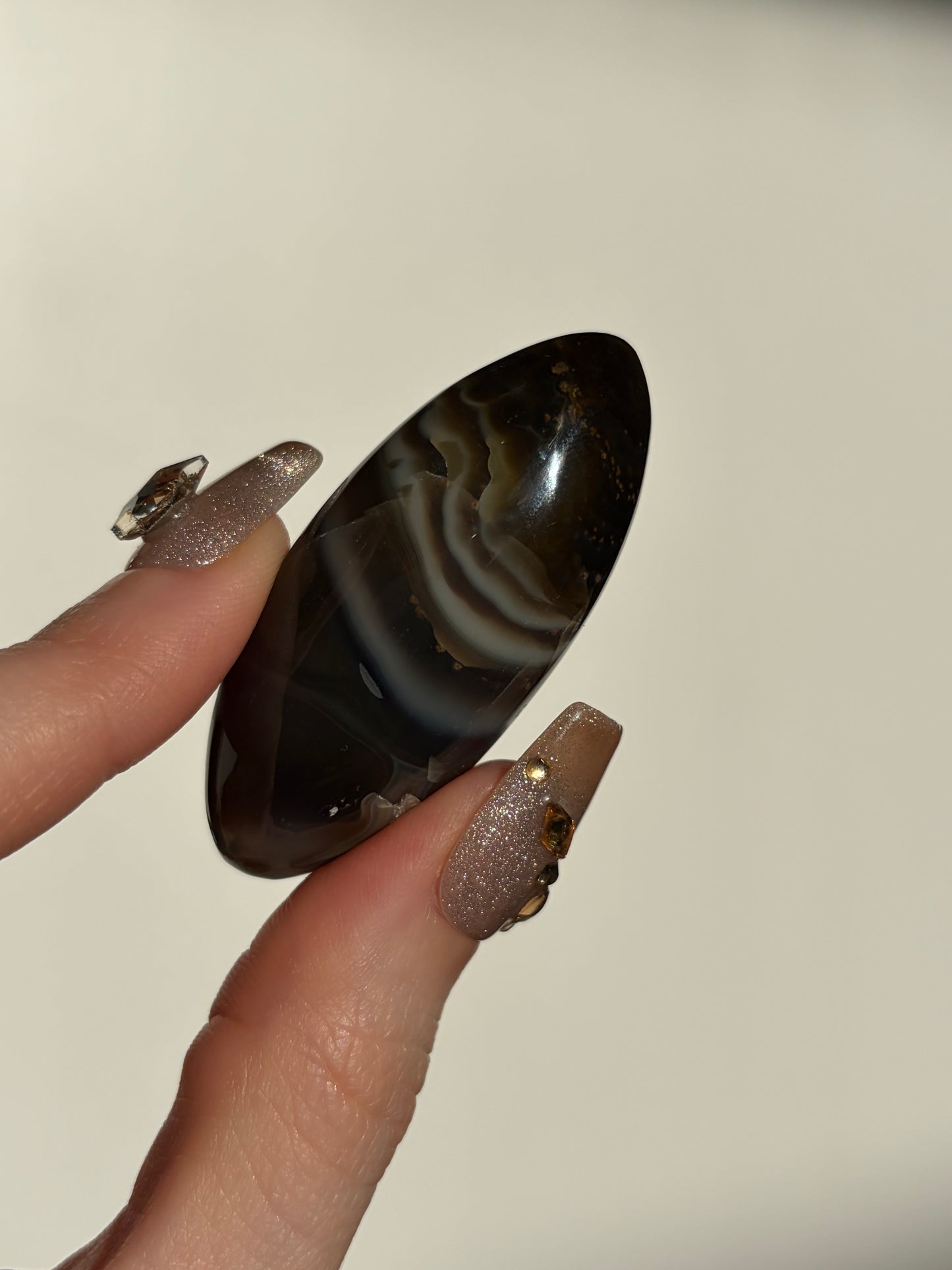 Grey Banded East Indonesian Agate Shiva D