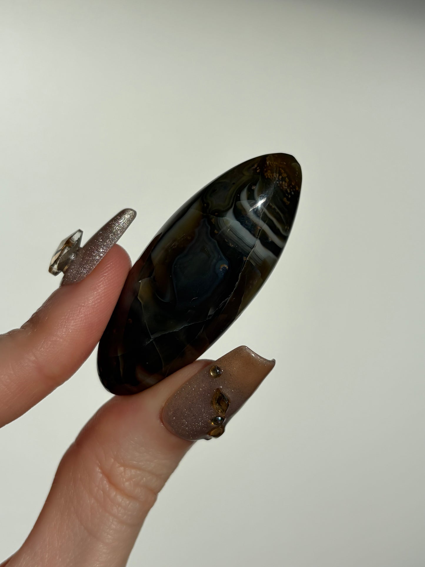 Grey Banded East Indonesian Agate Shiva F