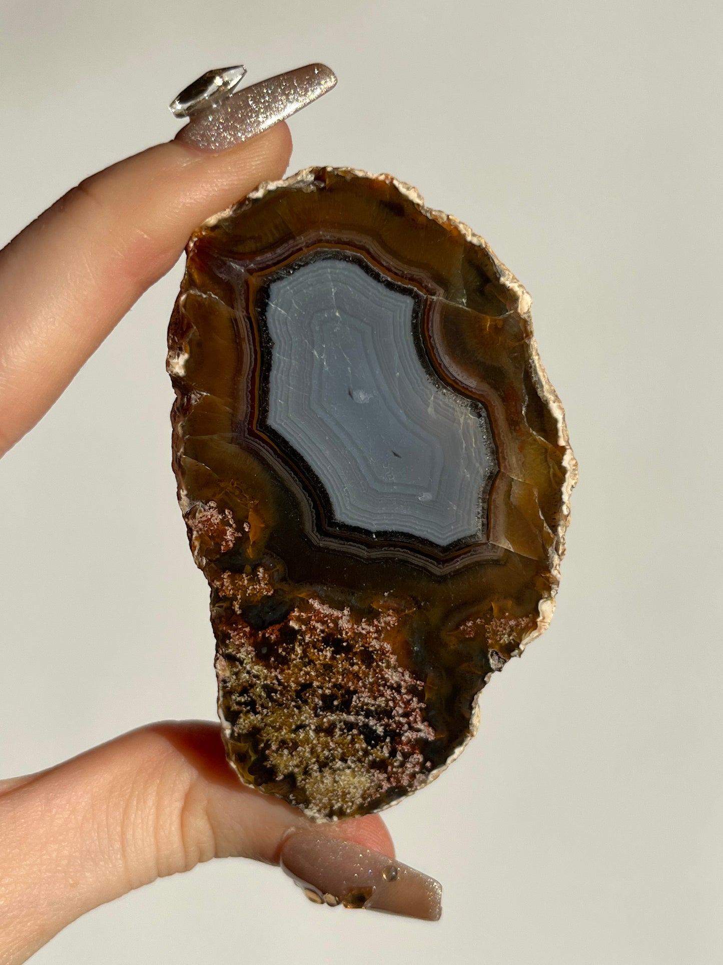 “Stormlight Relics” East Indonesian Agate Pair B