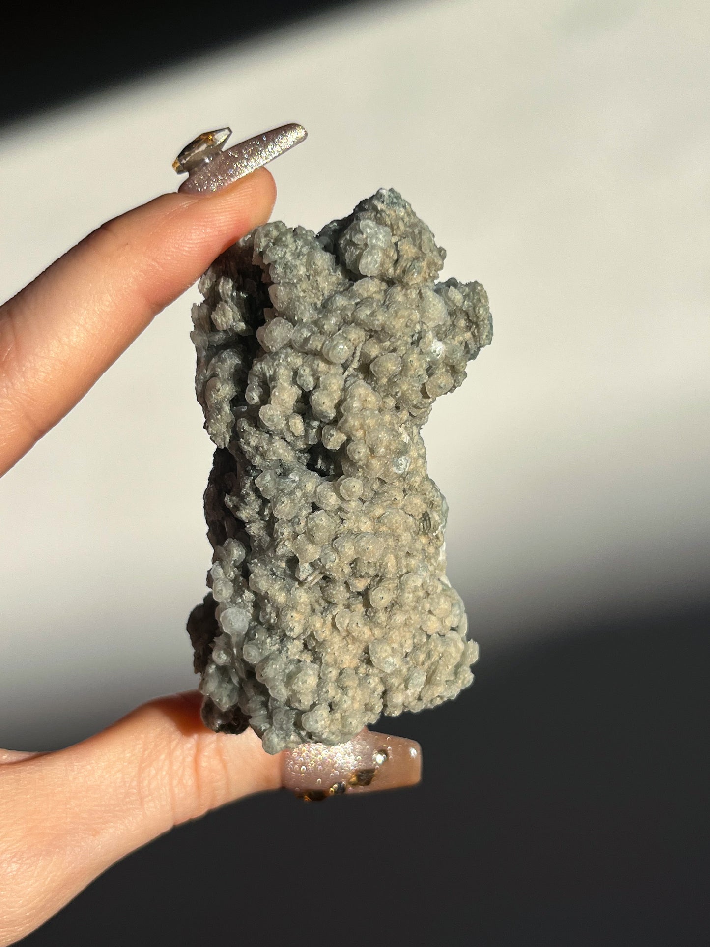 Euci Quartz with Coin Petal Calcite Specimen R
