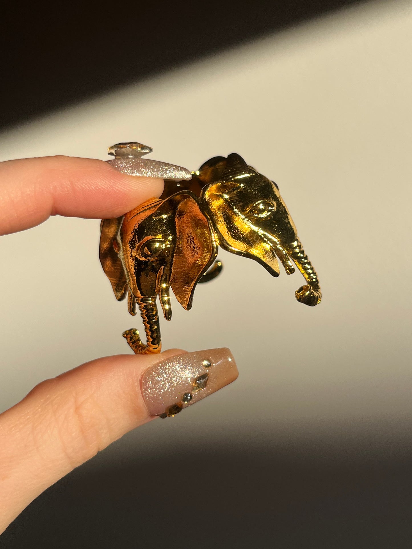 "Ganesha" Gold Display Stand