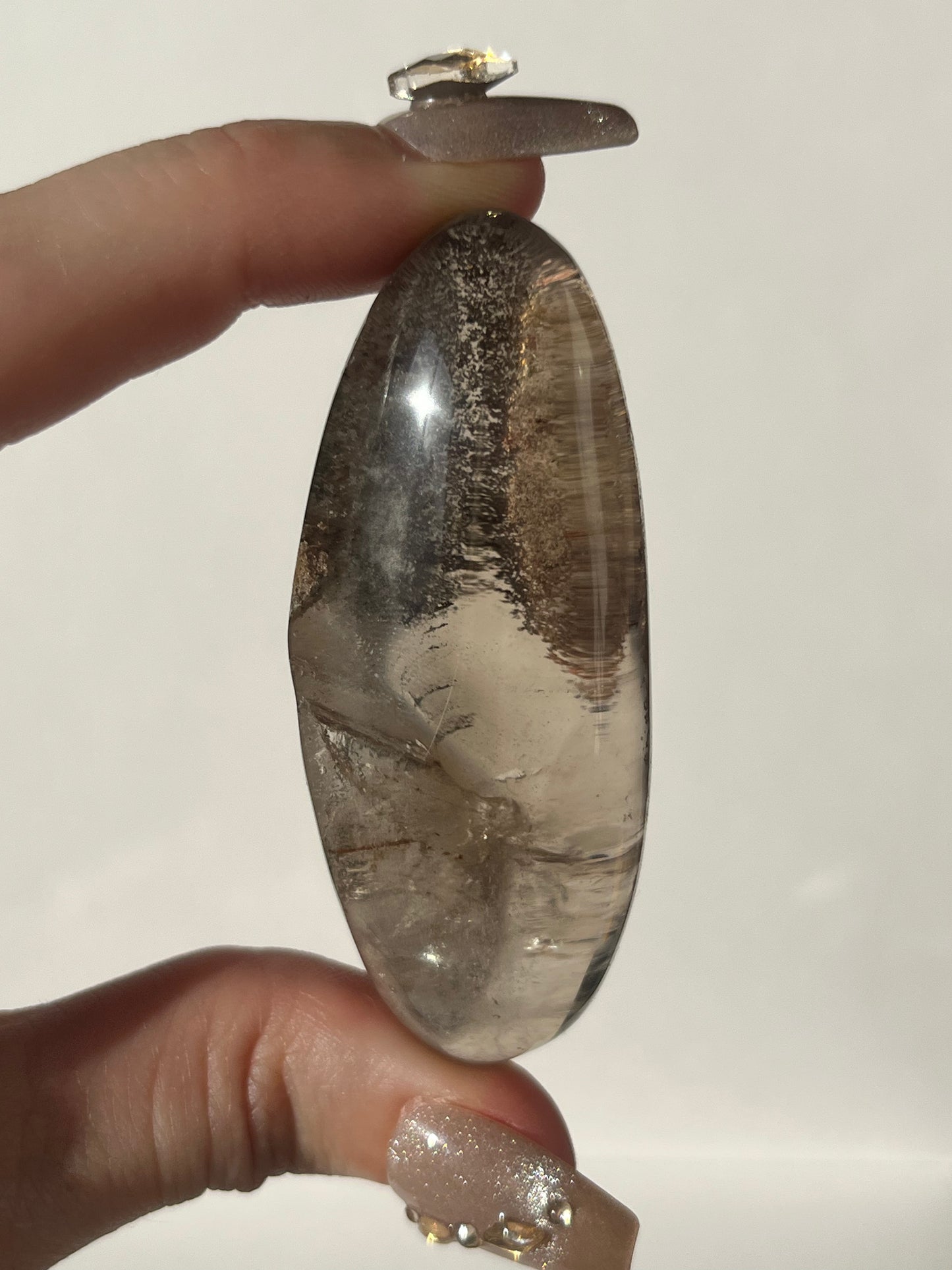 Garden Quartz Lens Carving D