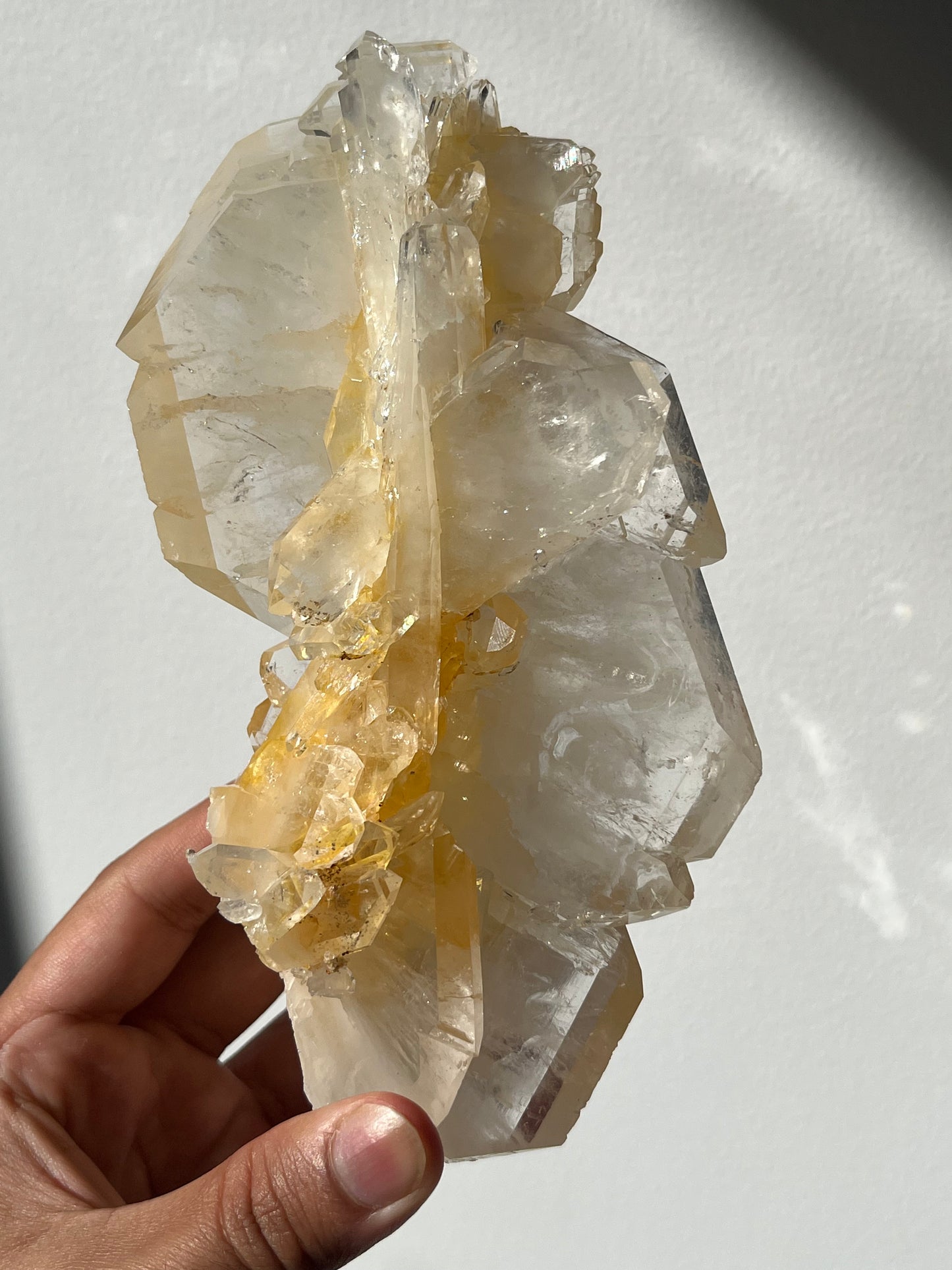 “The Luminous Axis” Golden Healer Faden Quartz Specimen A