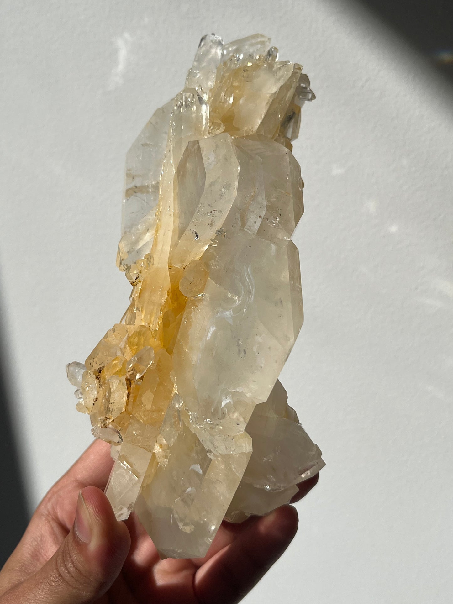 “The Luminous Axis” Golden Healer Faden Quartz Specimen A