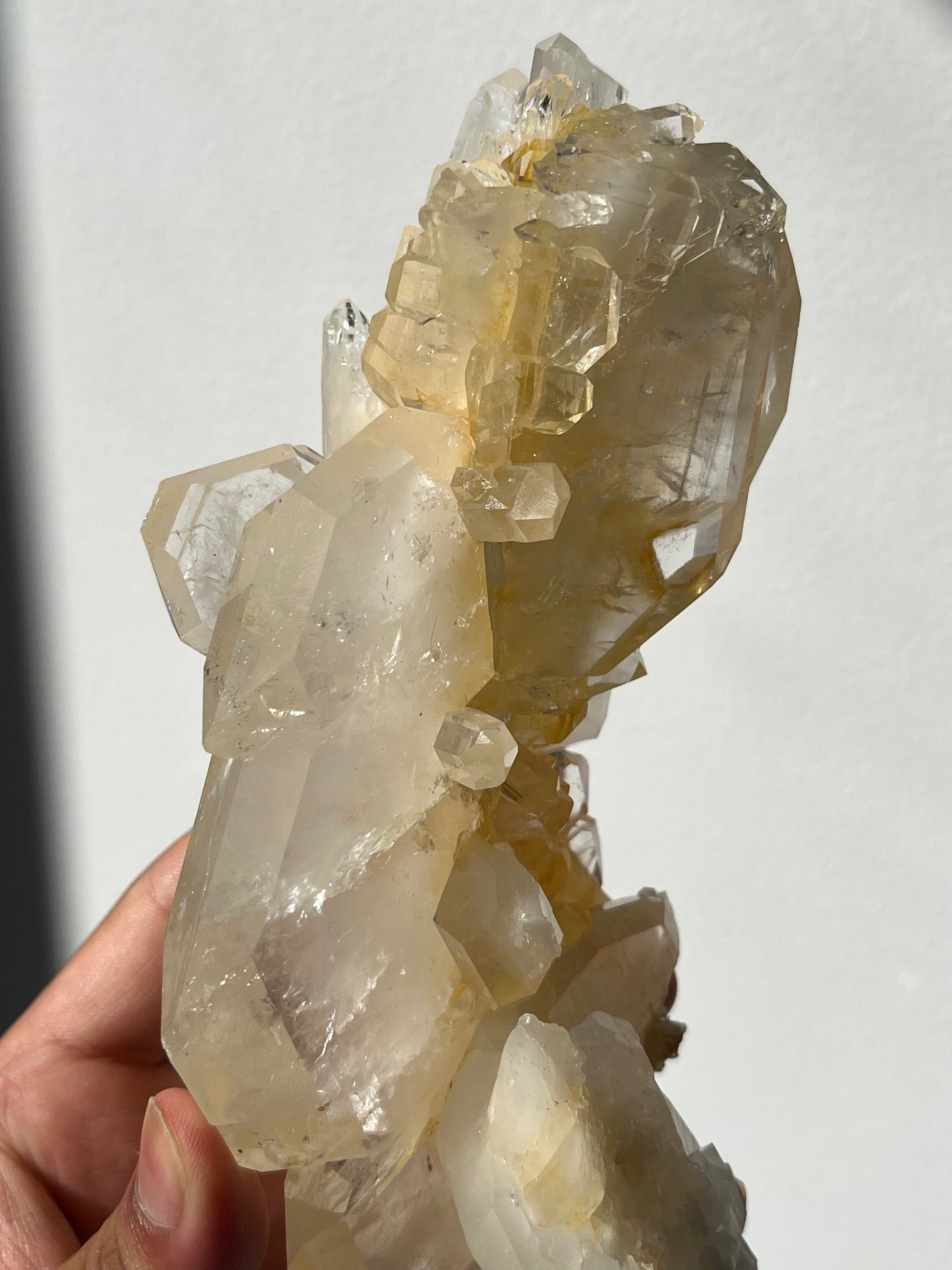 “The Luminous Axis” Golden Healer Faden Quartz Specimen A