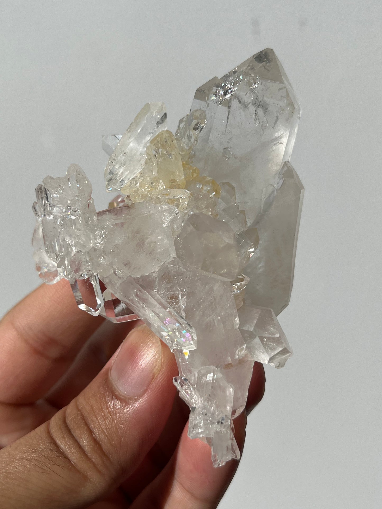“Spires of Light” Golden Healer Faden Quartz Specimen I