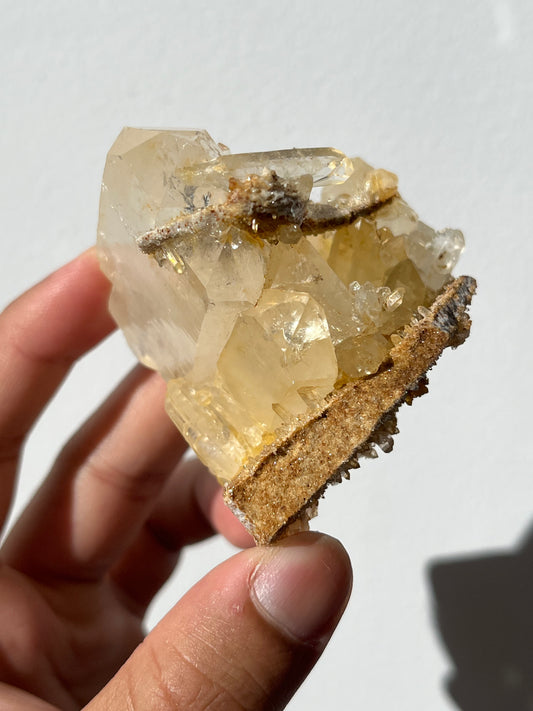 “Bridges of Formation” Golden Healer Faden Quartz Specimen J