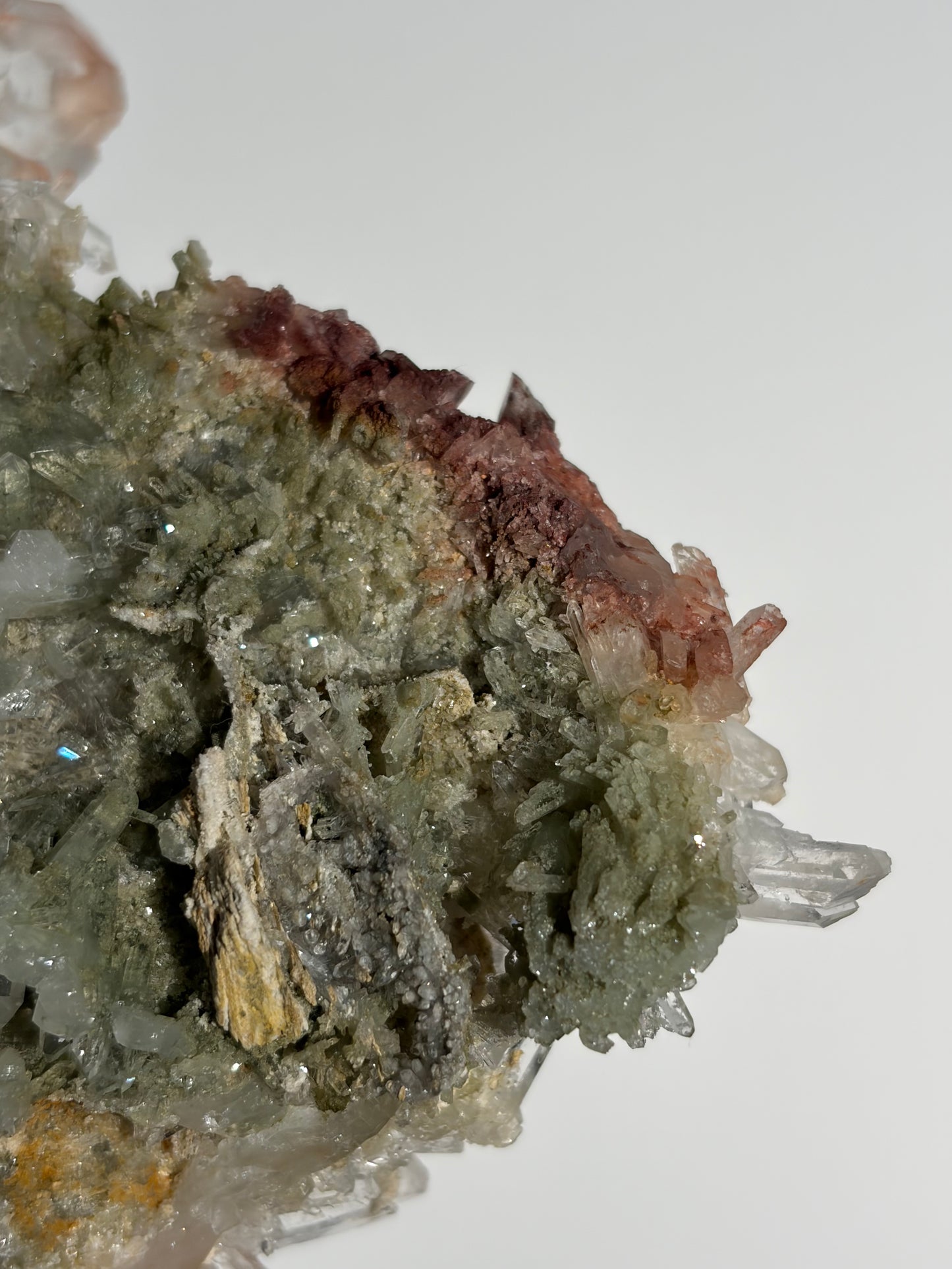 Chlorite Included DT Needle Quartz Specimen A