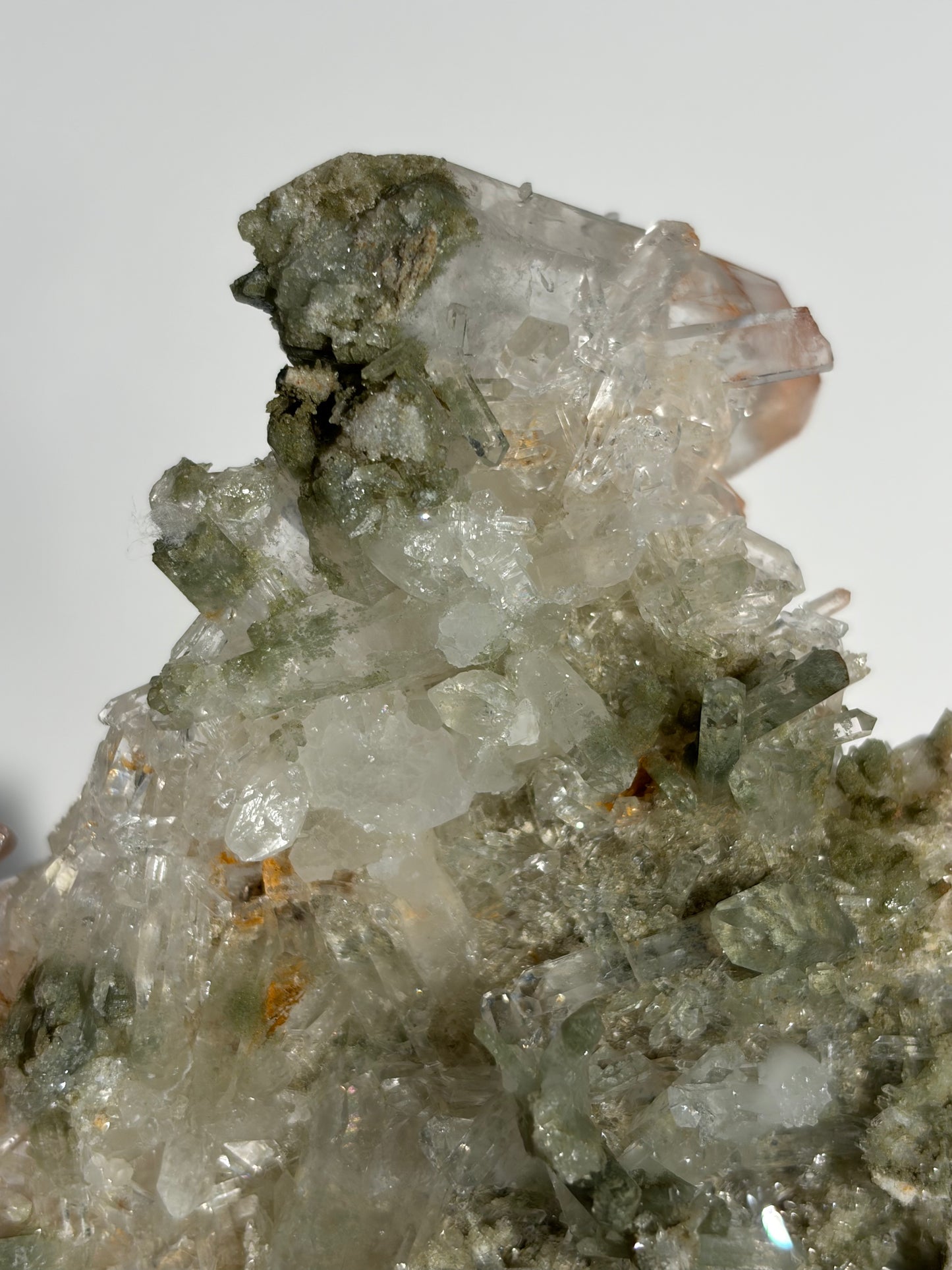 Chlorite Included DT Needle Quartz Specimen A